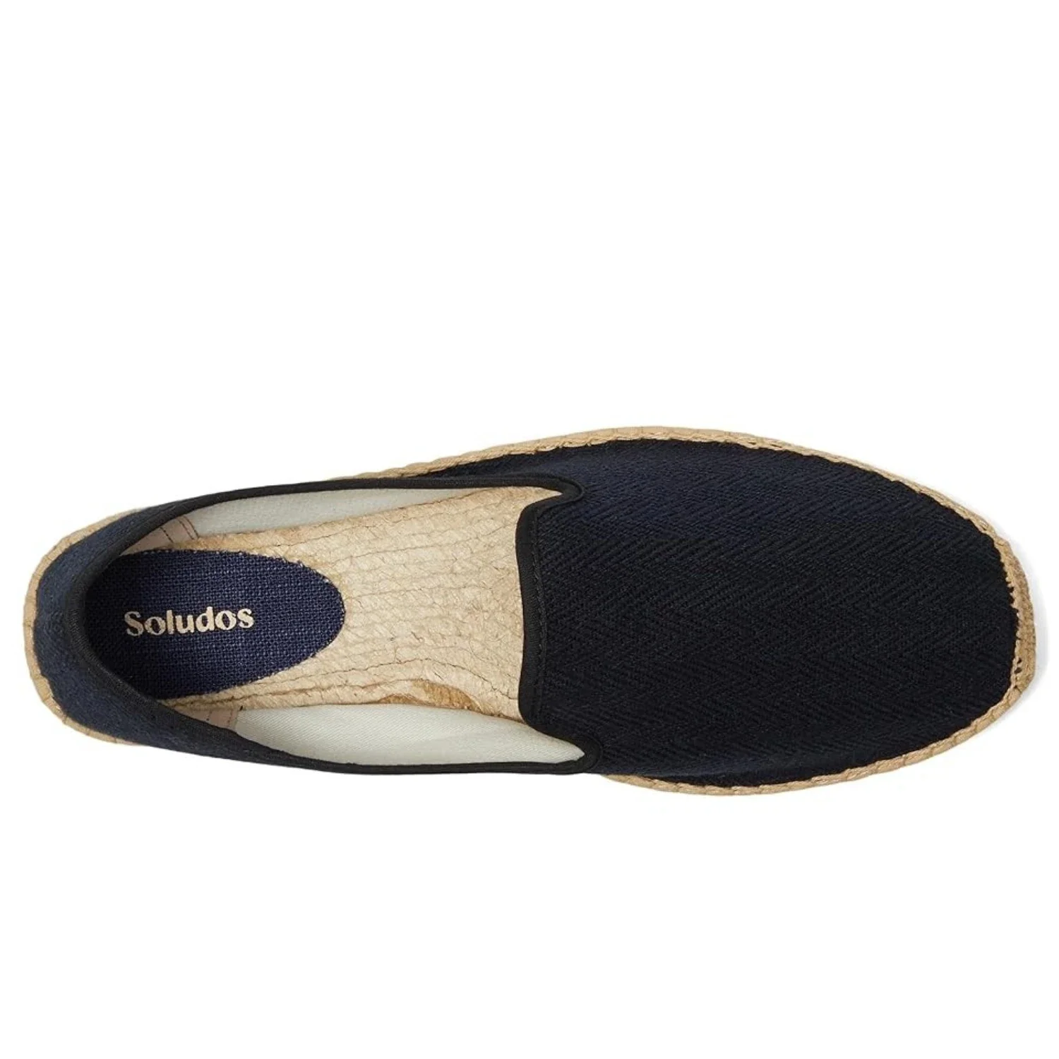 Soludos Smoking W01SS036BB Slippesr Women's Black Slip On Espadrille HTAT815 - Image 4