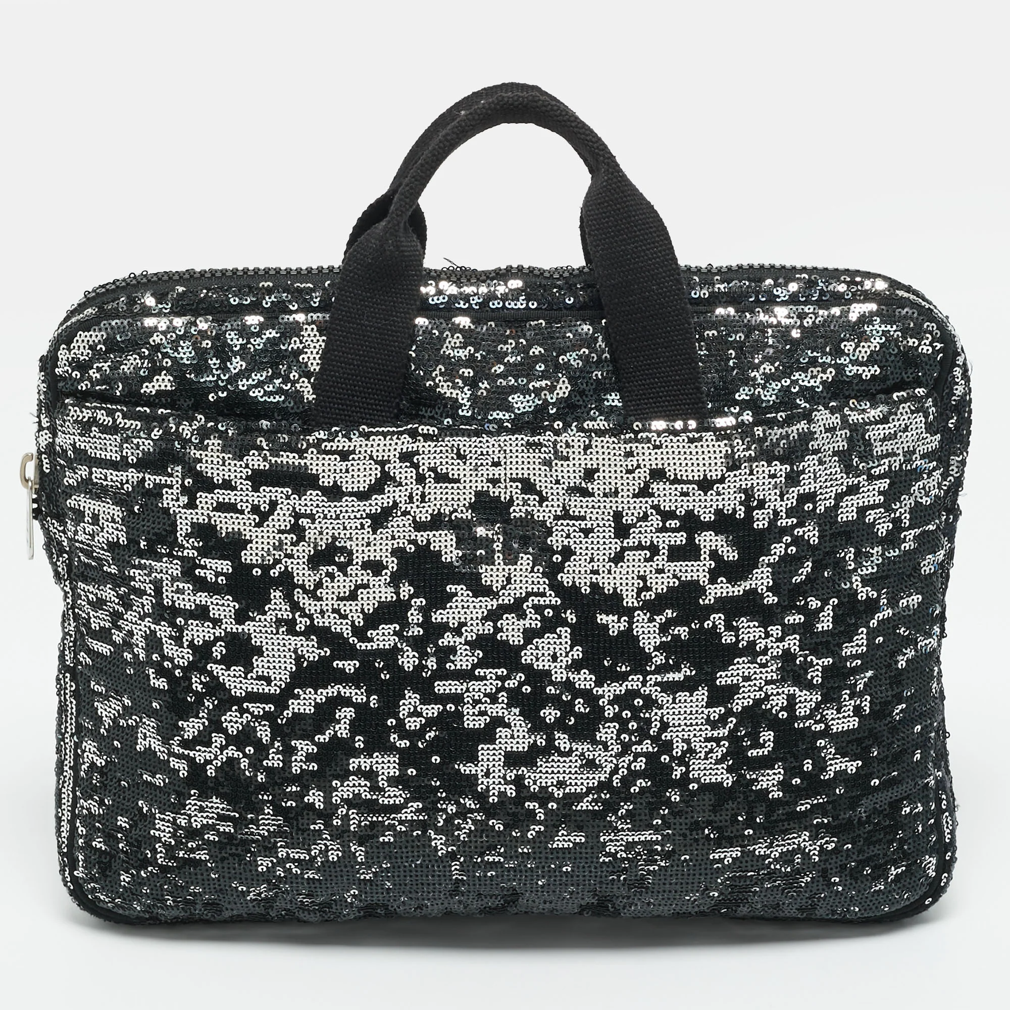 Sonia Rykiel Black/silver Sequins Laptop Bag - Image 4