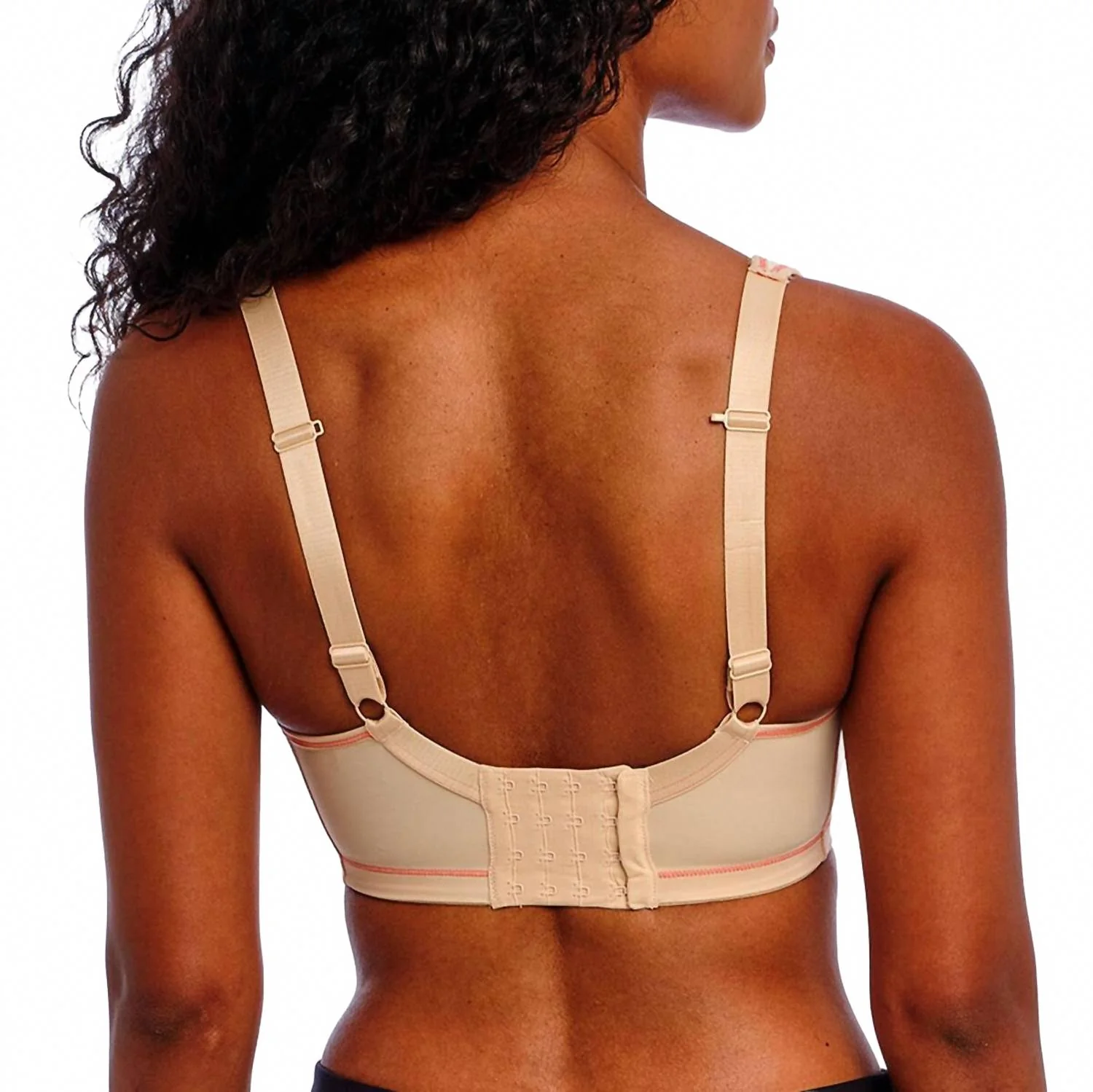Sonic Molded Sports Bra In Nude - Image 2