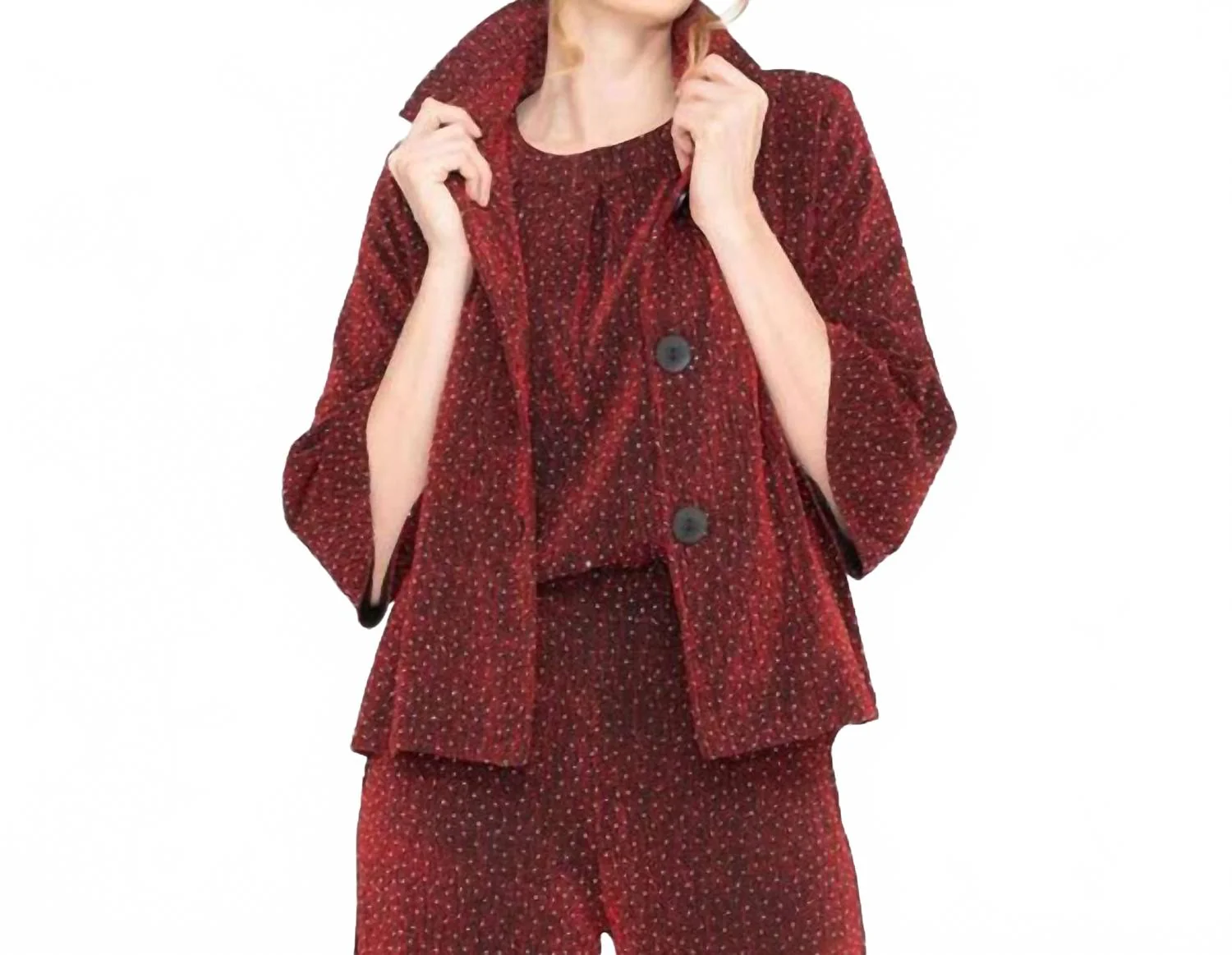 Sparkle Jacket In Red