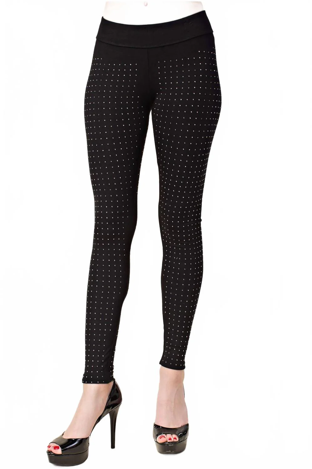 Sparkle Vocal Leggings In Black - Image 2
