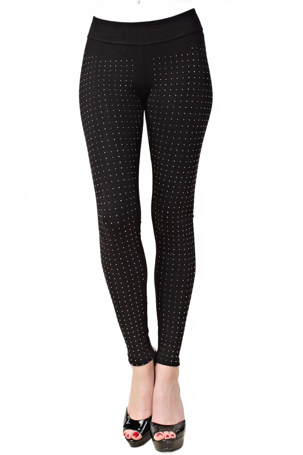 Sparkle Vocal Leggings In Black - Image 3