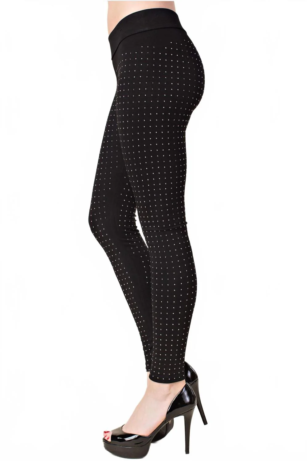 Sparkle Vocal Leggings In Black - Image 5