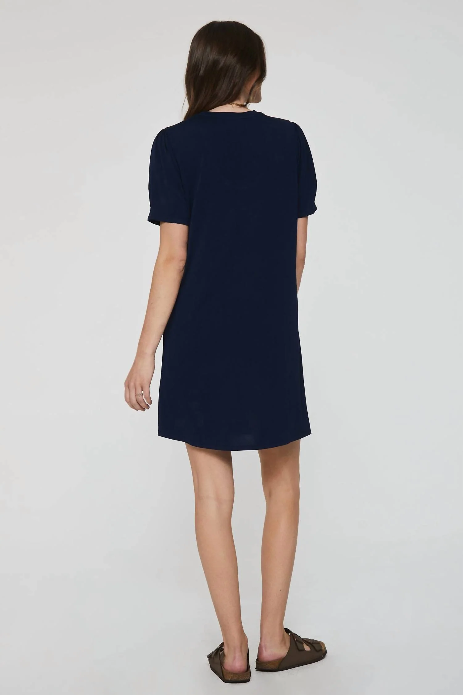 Spencer T-Shirt Dress In Nacy - Image 3
