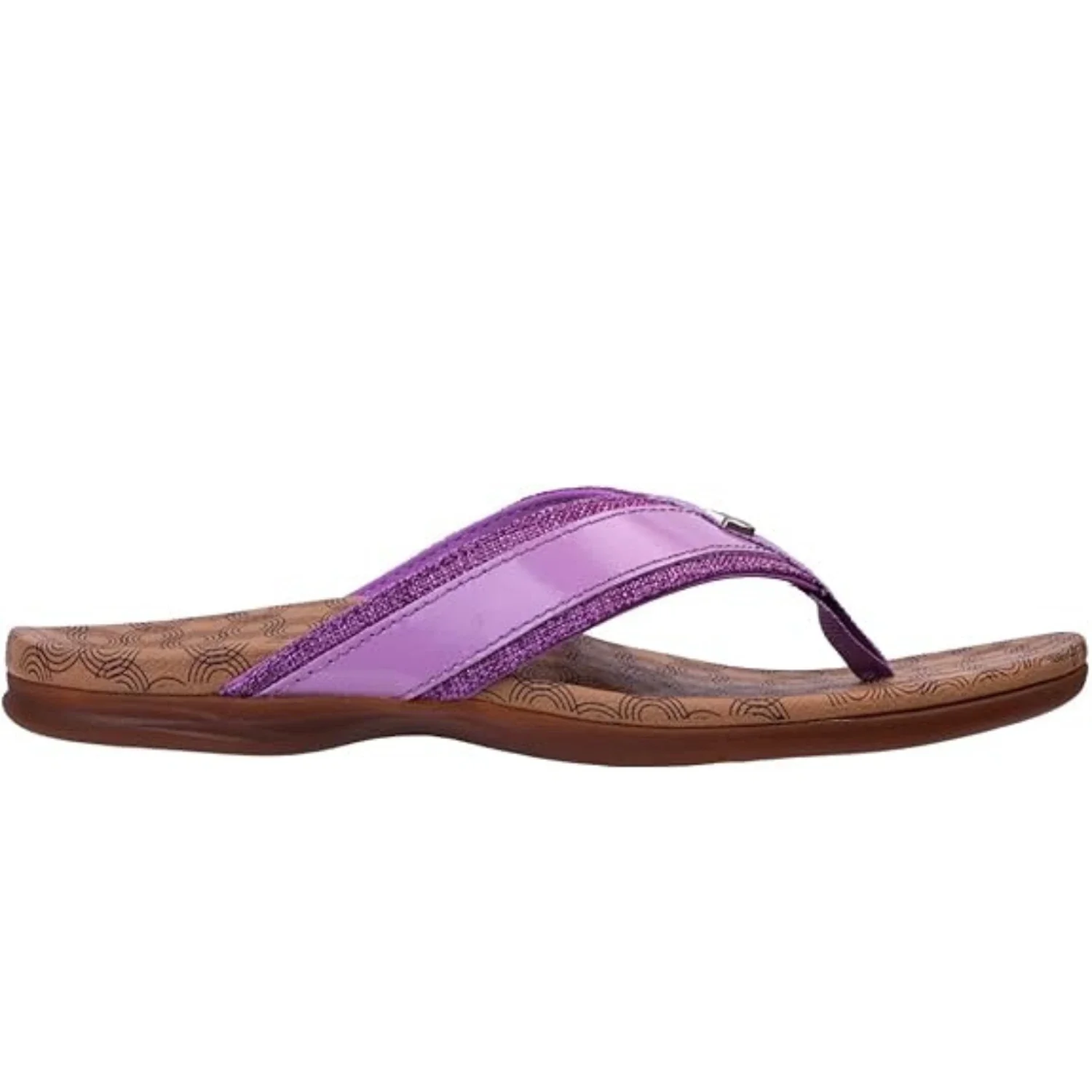 Spenco Cabo A596582 Flip Flops Womens Purple Orthotic Slip On Sandals HAWK2252 - Image 2