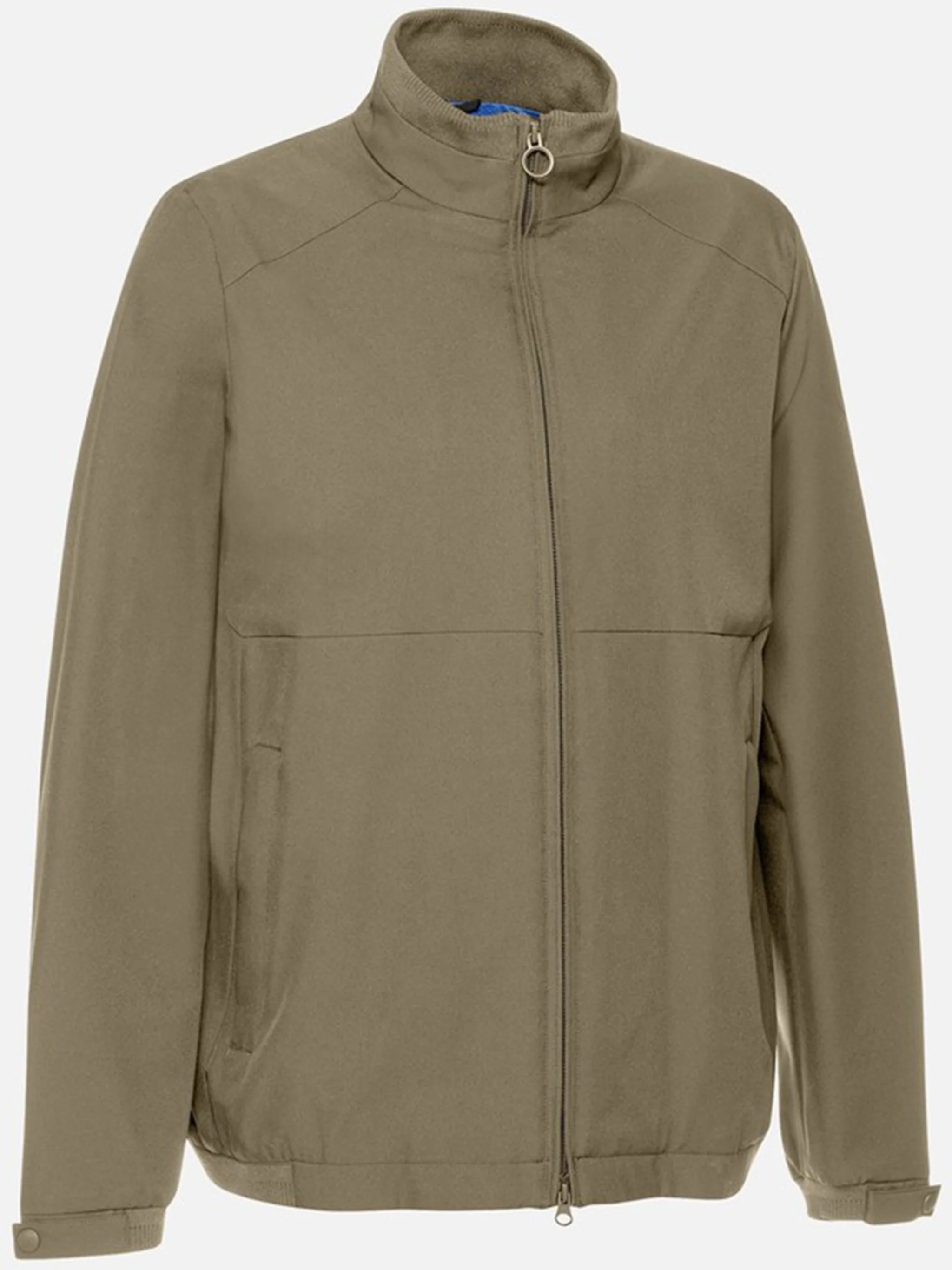 Spherica Brown Minimalist High Collar Jacket - Image 2