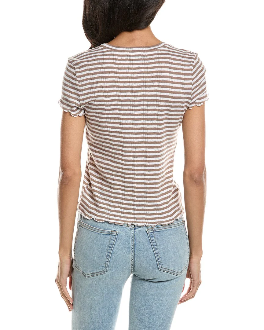 Splendid Pointelle Tee - Image 2
