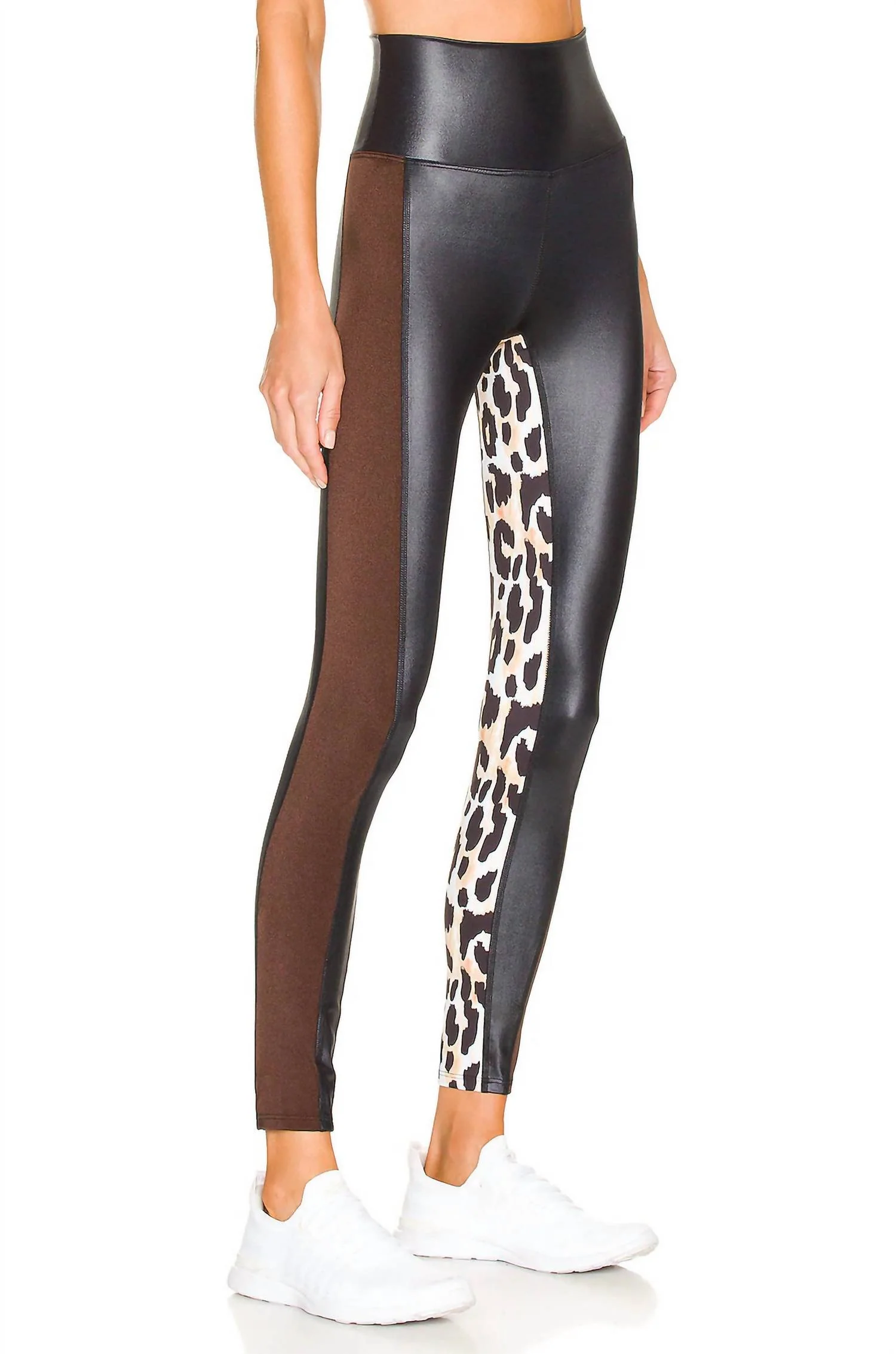 Spotted Leopard Legging In Black - Image 2