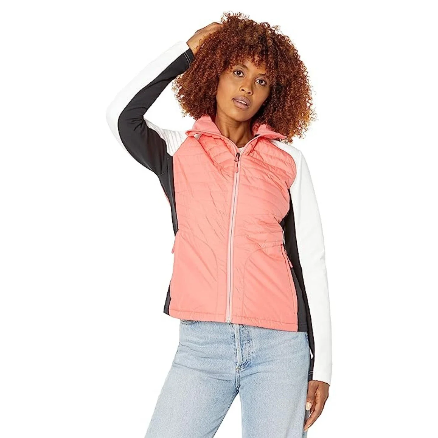 Spyder Glissade Hybrid Insulator Jacket Women Multicolor Full Zip FROG326 - Image 3