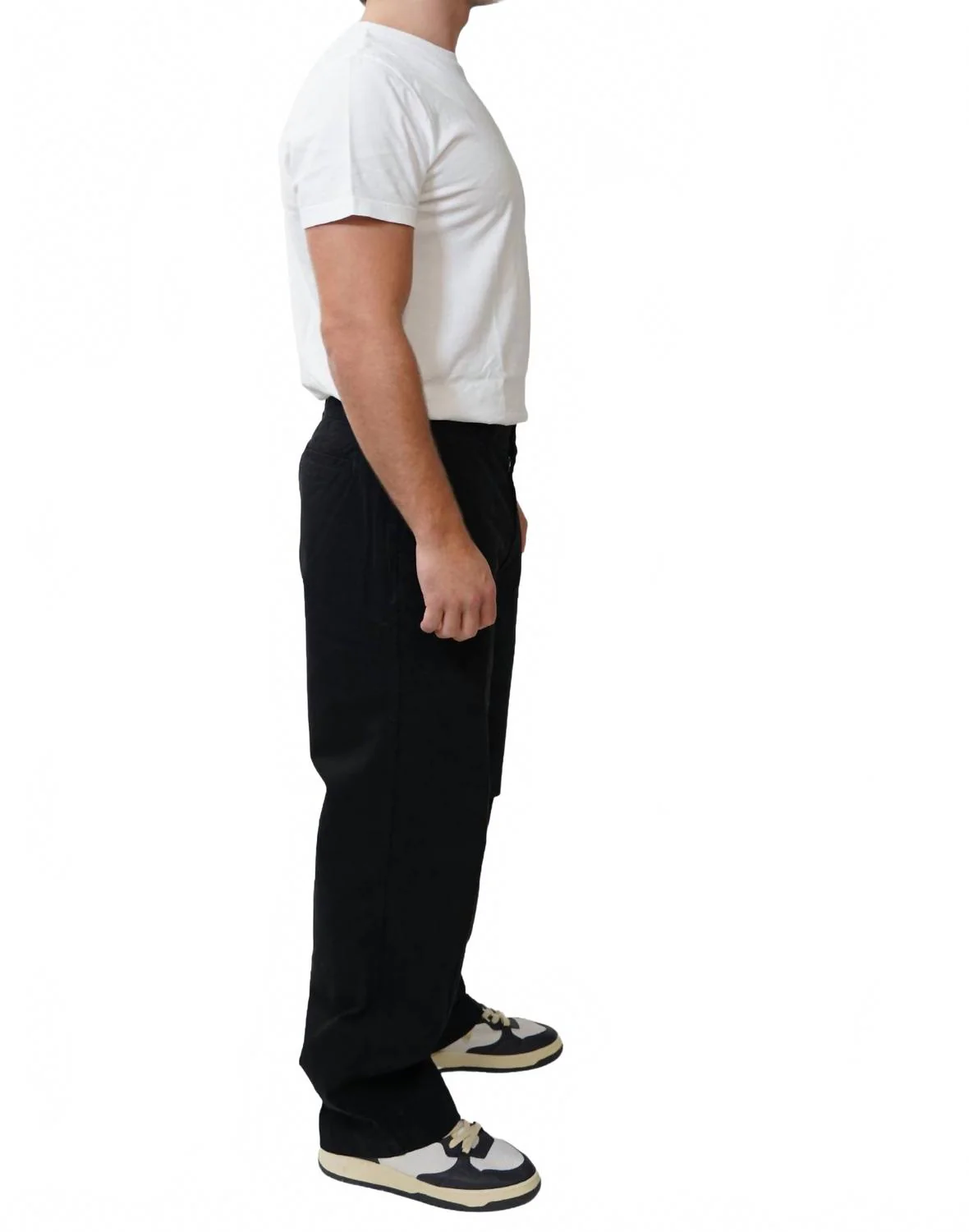 Staff Chino Twill Pants In Black - Image 2