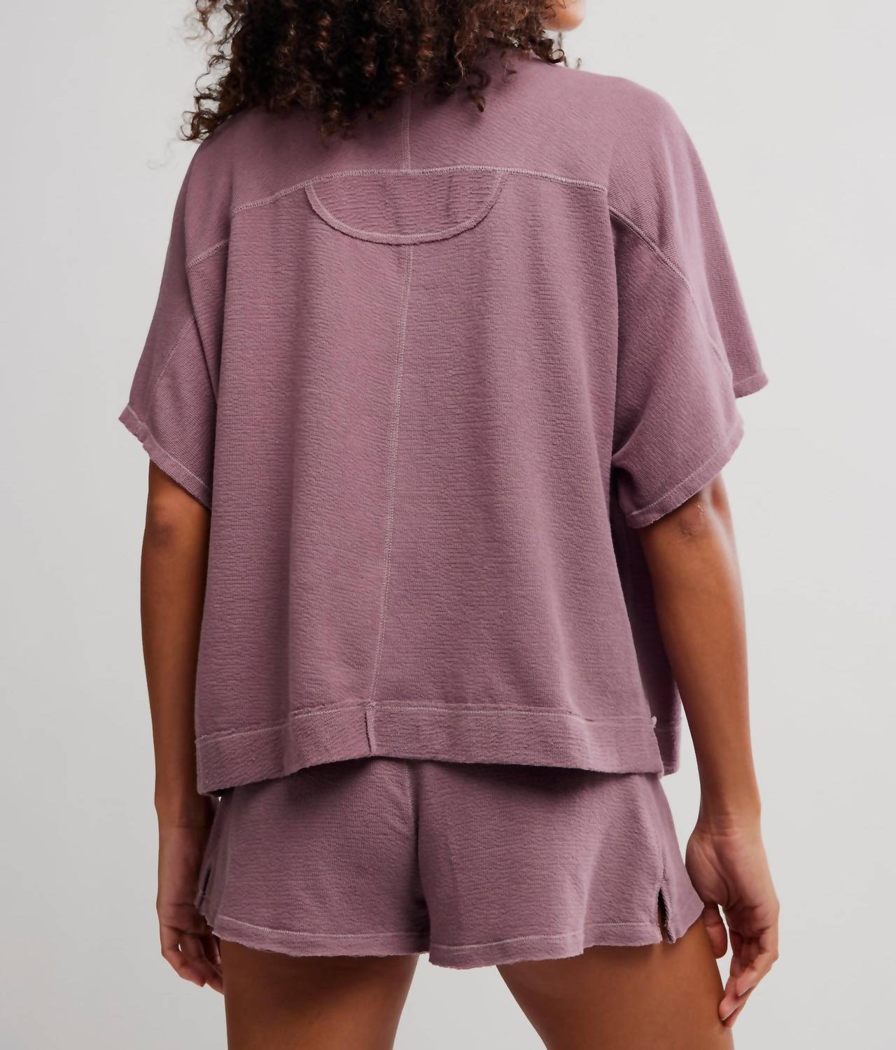 Staycation Sleep Tee In Purple - Image 2