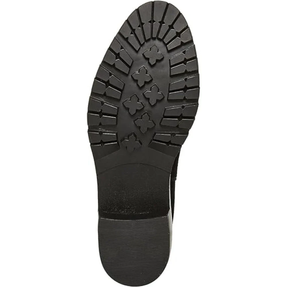 Steve Madden Dorothea Boots Women's Black Suede Round Toe Chelsea HTAT398 - Image 5