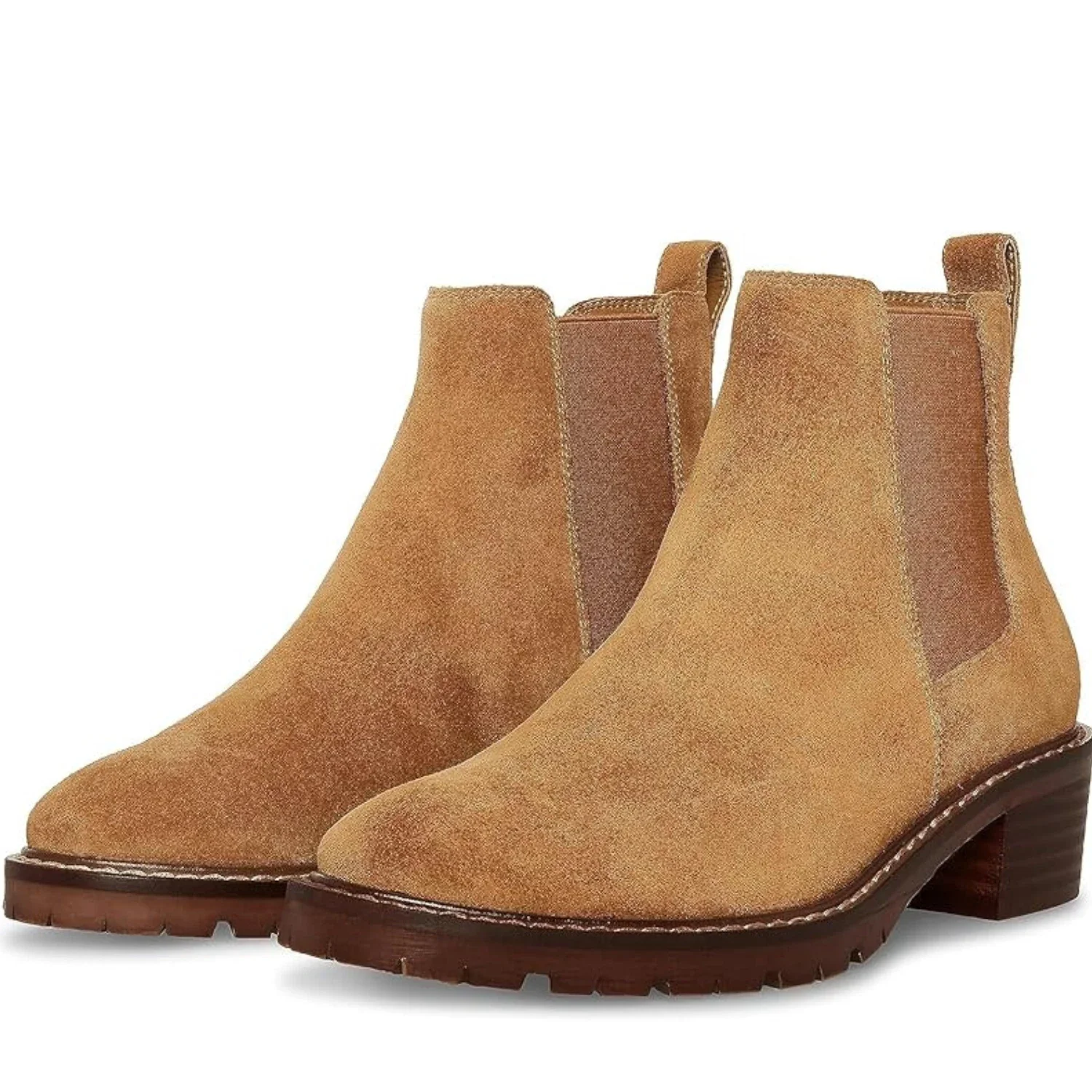Steve Madden Dorothea Boots Women's  Brown Suede Ankle Bootie HTAT404