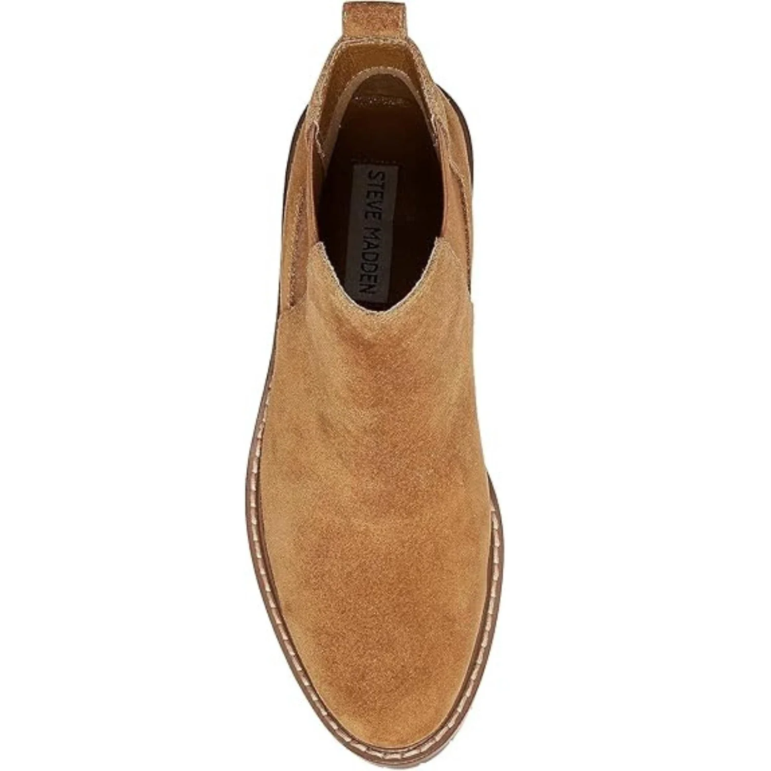 Steve Madden Dorothea Boots Women's  Brown Suede Ankle Bootie HTAT404 - Image 4