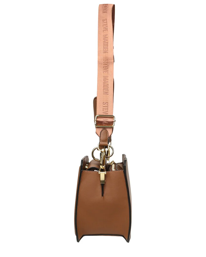 Steve Madden Logo Plaque Top Handle Satchel - Image 5