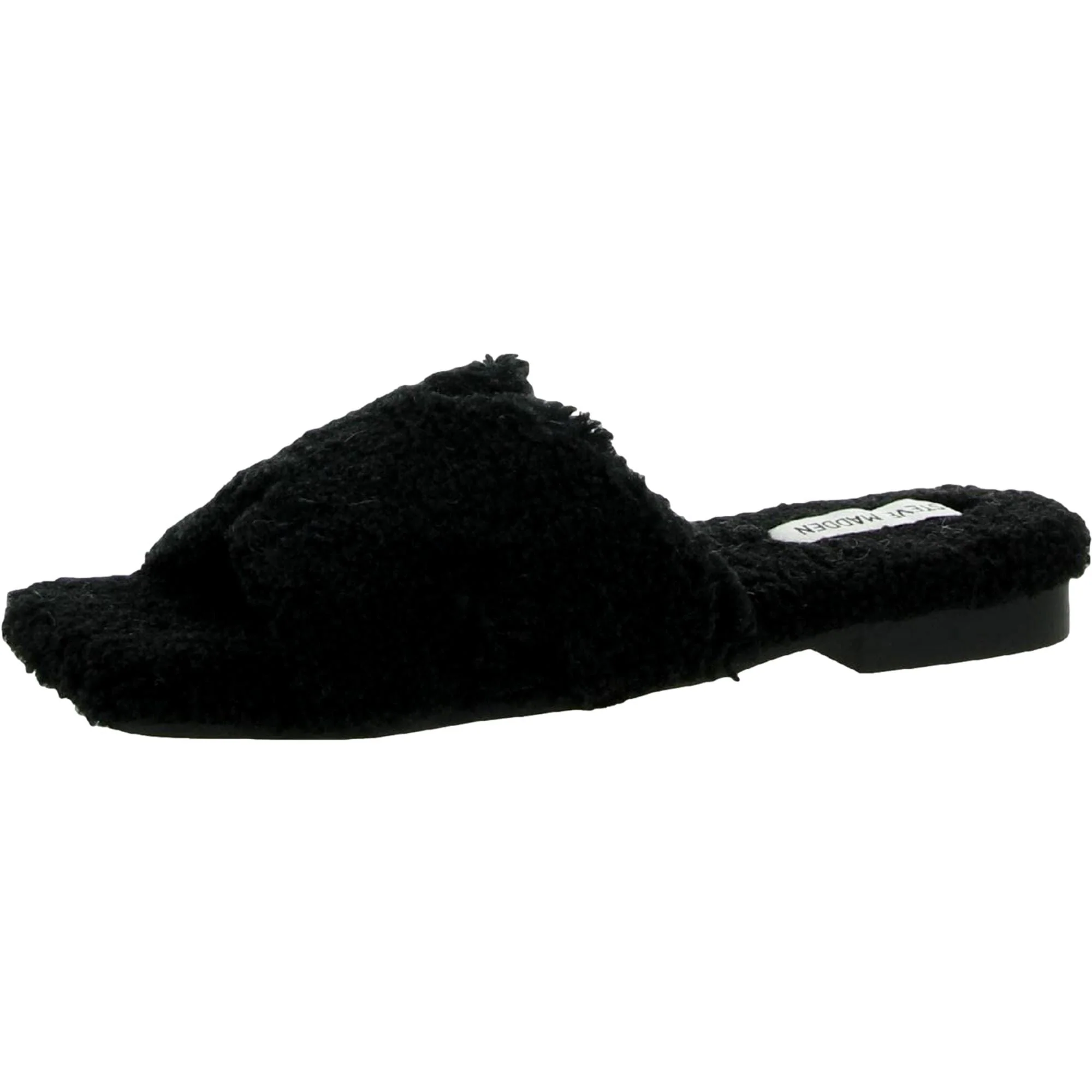 Steve Madden Seek Slipper Black  SEEK01S1-027 Women's