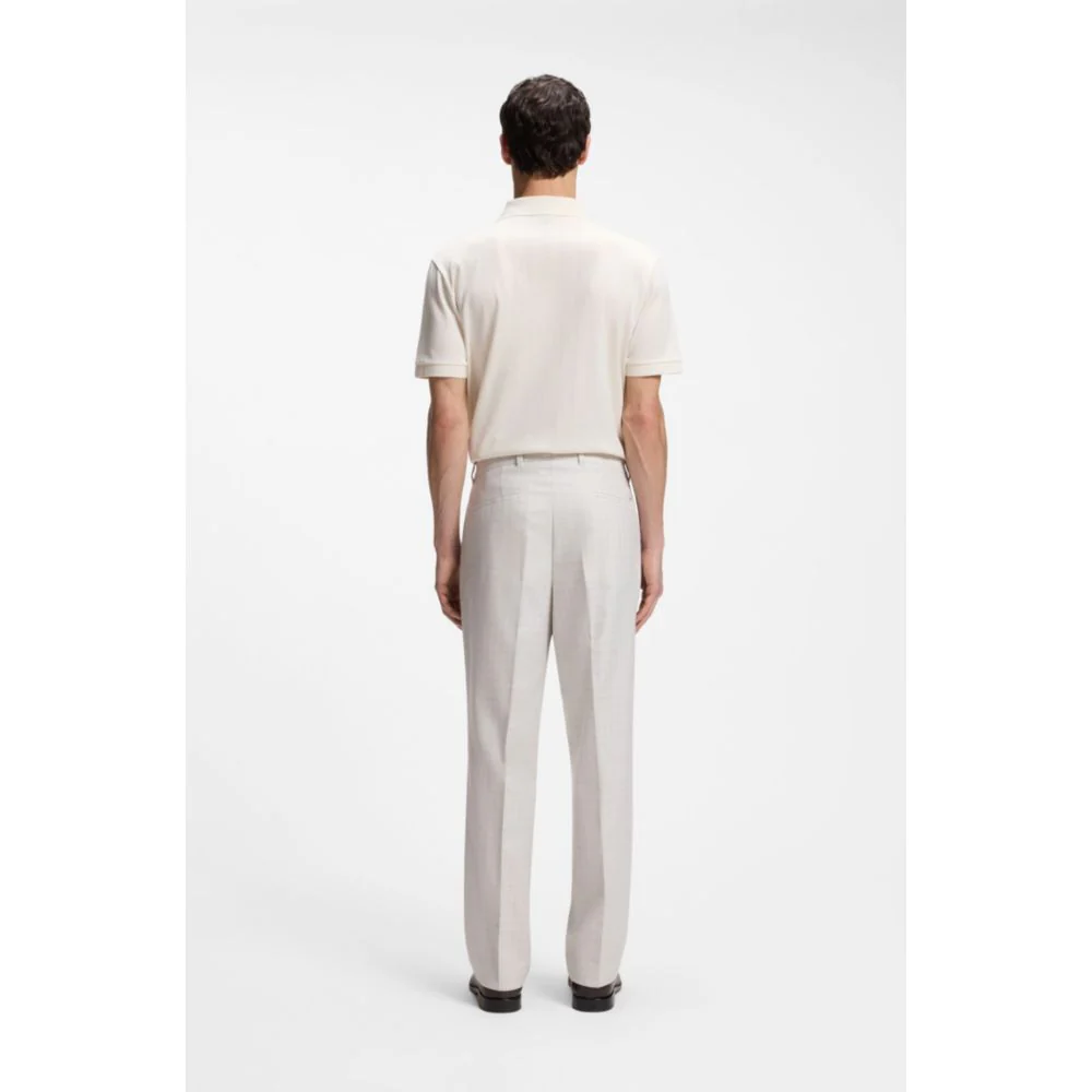 Straight-fit pants in virgin wool and cotton - Image 4