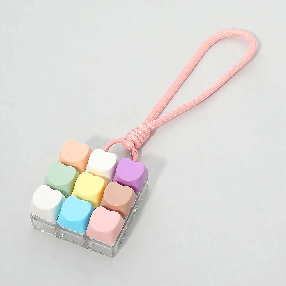 Stress Relief Cube Keyboard Bag Charm - Image 2