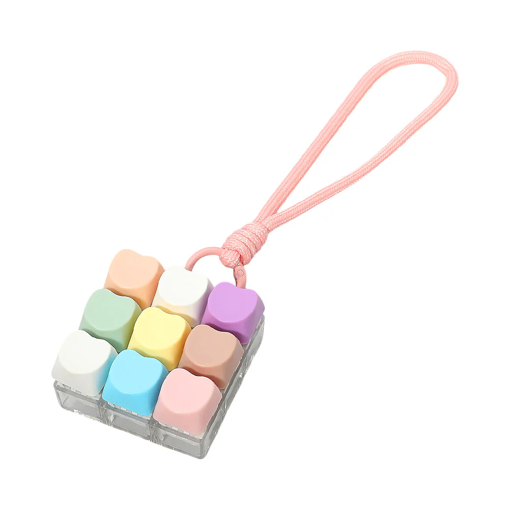 Stress Relief Cube Keyboard Bag Charm - Image 3