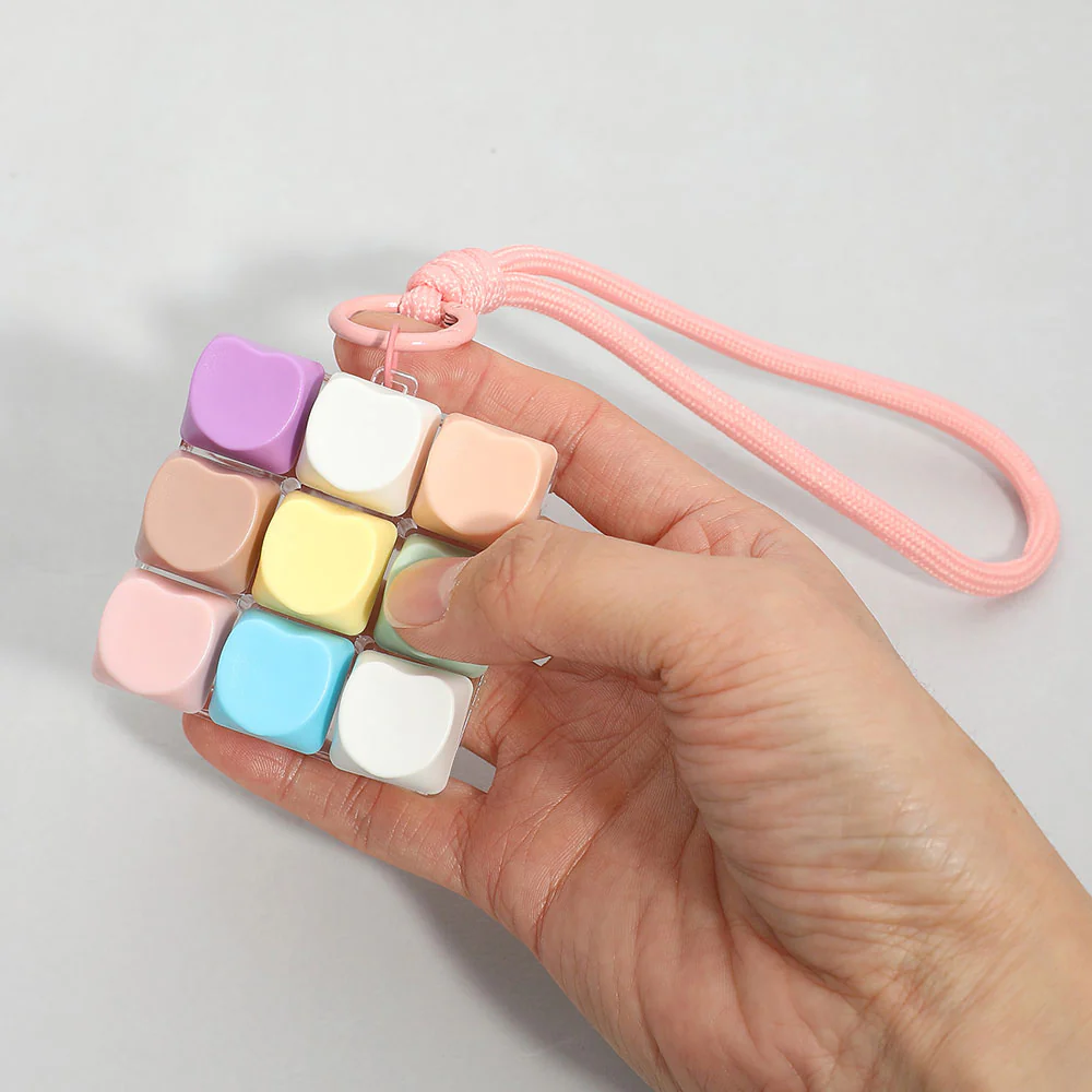 Stress Relief Cube Keyboard Bag Charm - Image 4