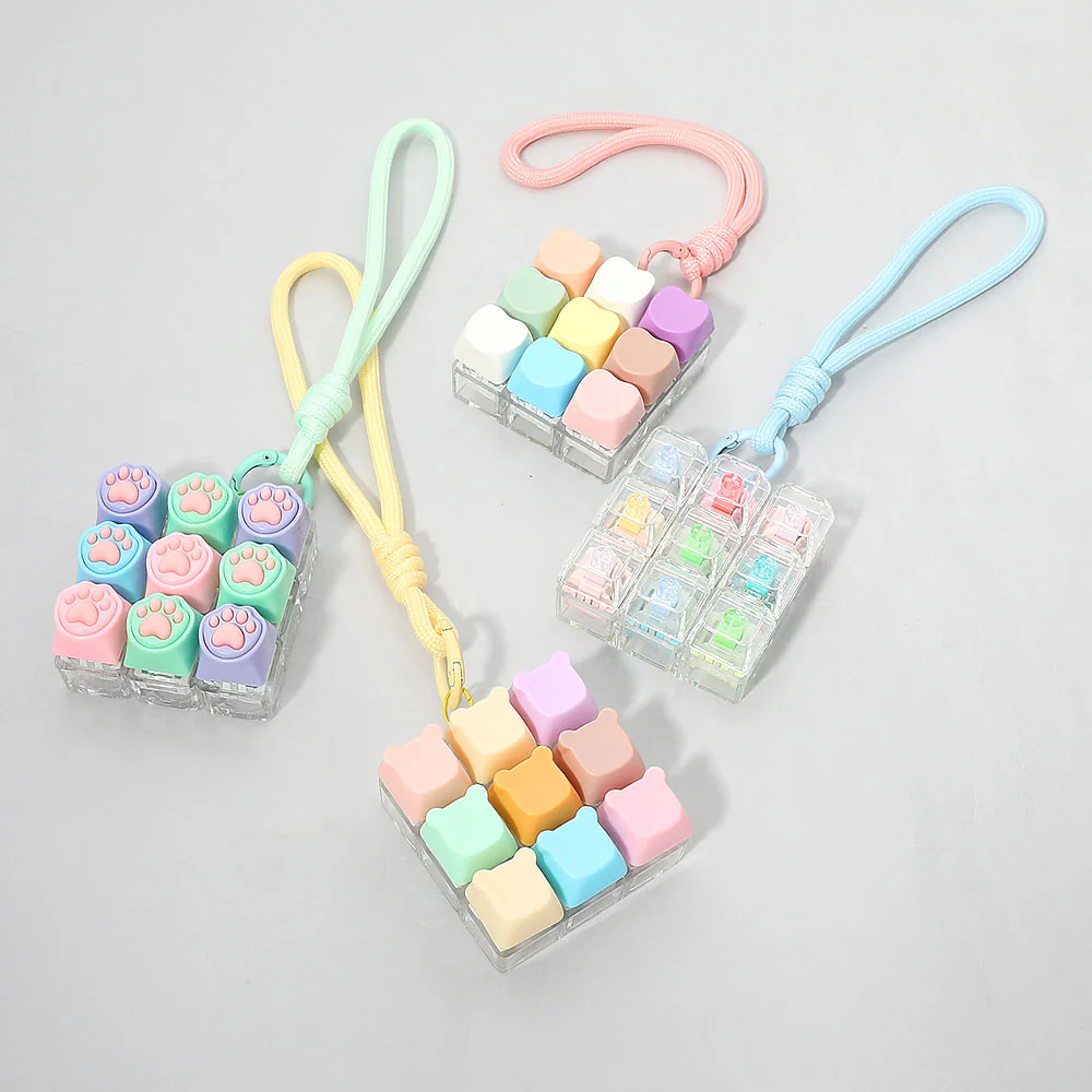 Stress Relief Cube Keyboard Bag Charm - Image 5