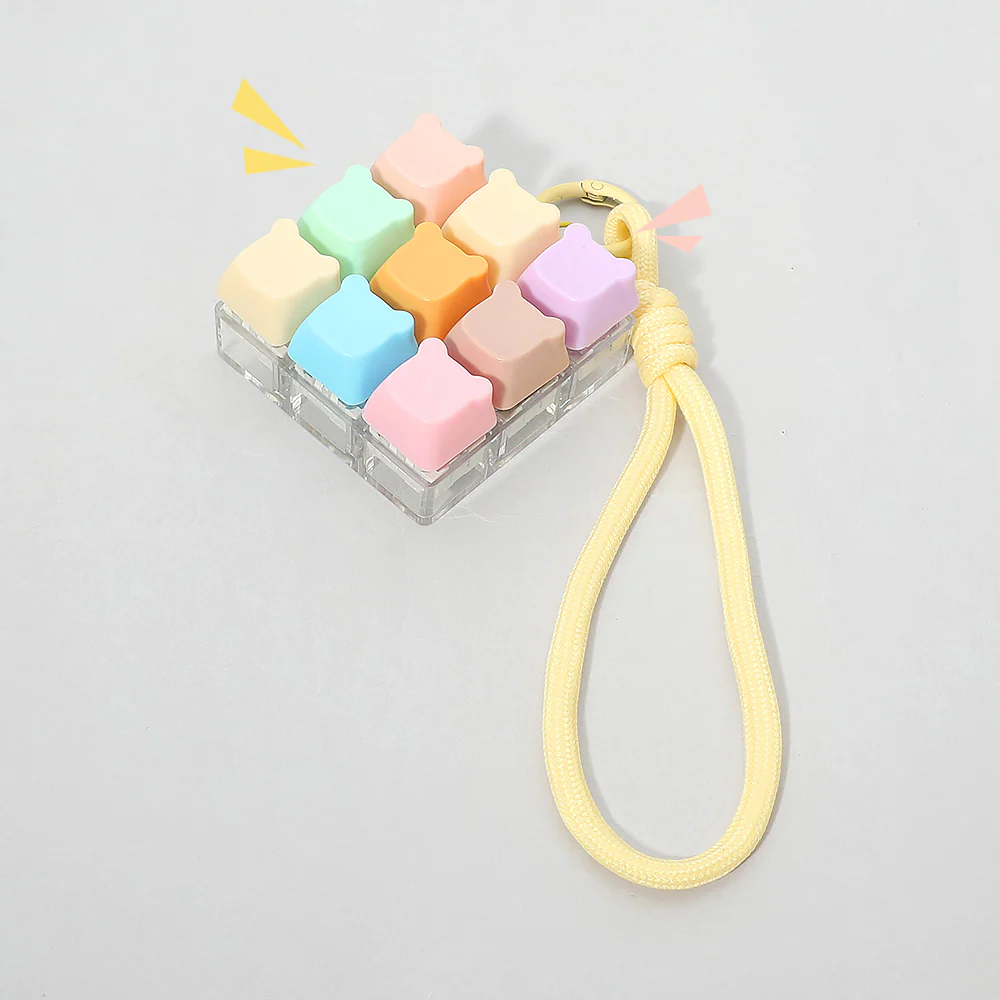 Stress Relief Cube Keyboard Bag Charm - Image 7