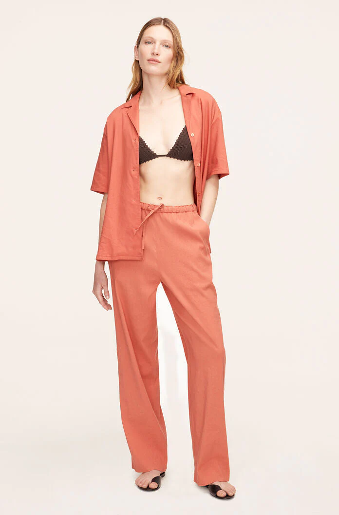 Stretch Linen Pull-On Pant - Image 3