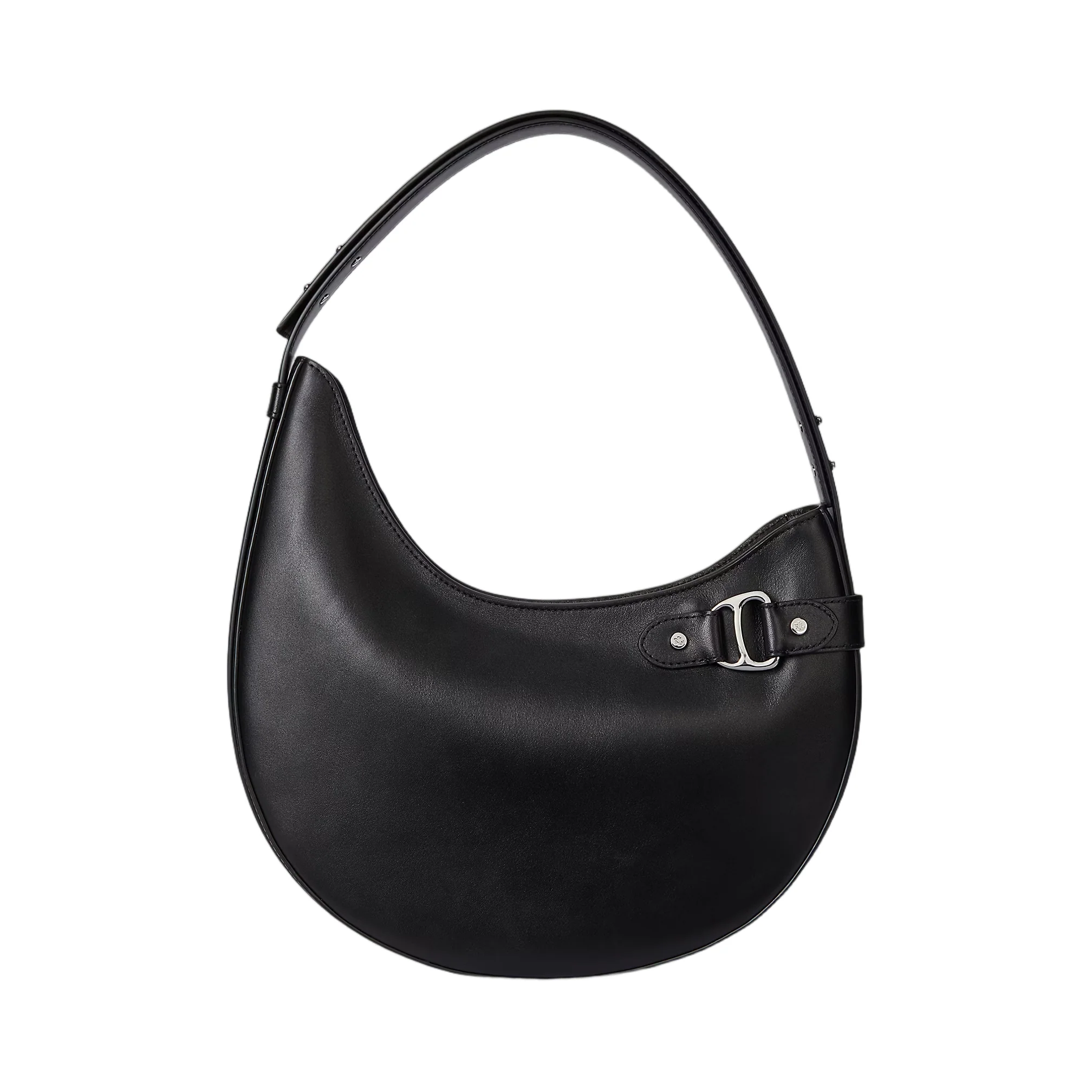 Structured Crescent Shoulder Bag