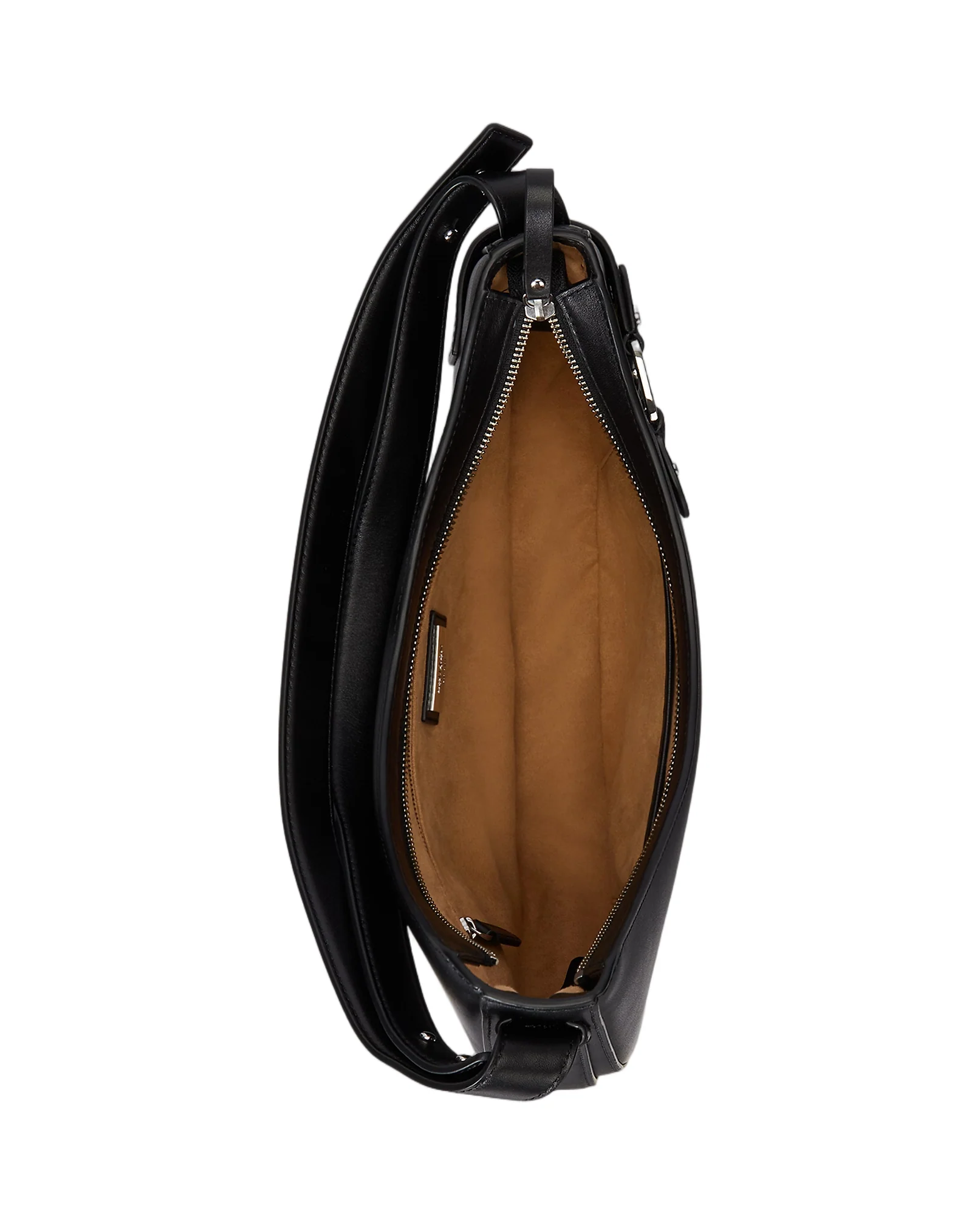 Structured Crescent Shoulder Bag - Image 4