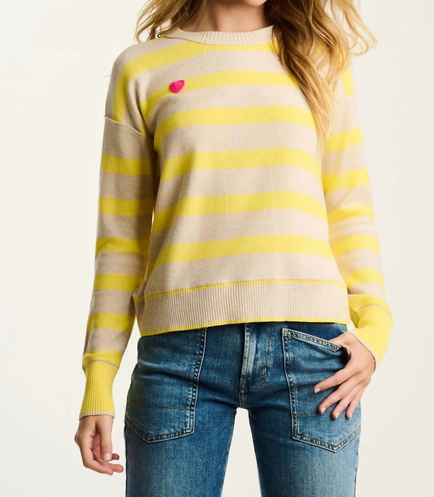 Subtle Love Sweater In Almond/butter