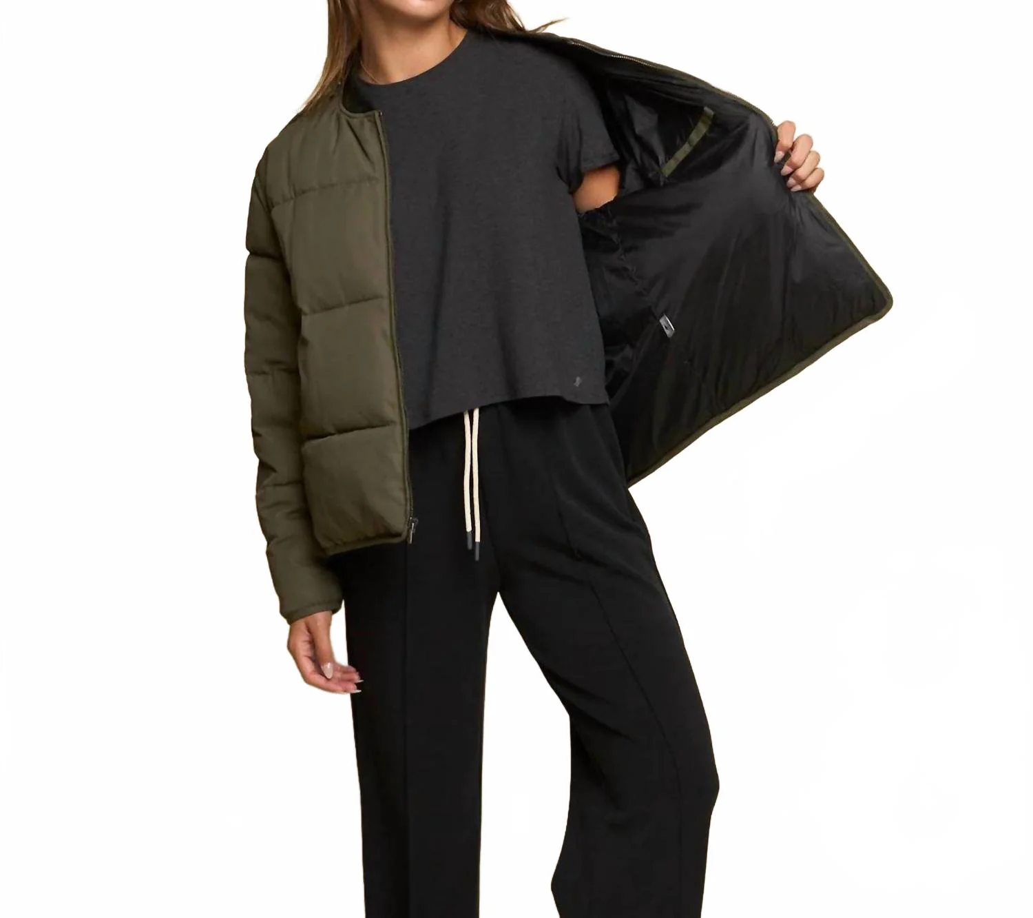 Summit Jacket In Fatigue - Image 2