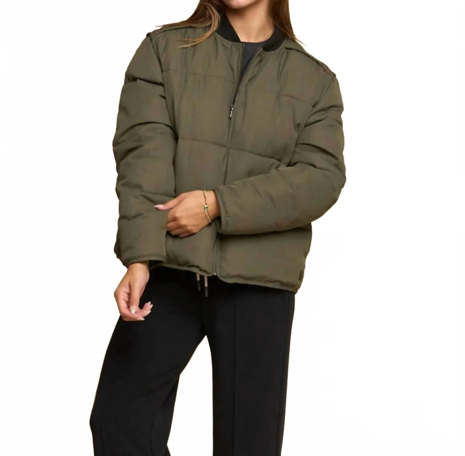 Summit Jacket In Fatigue - Image 3