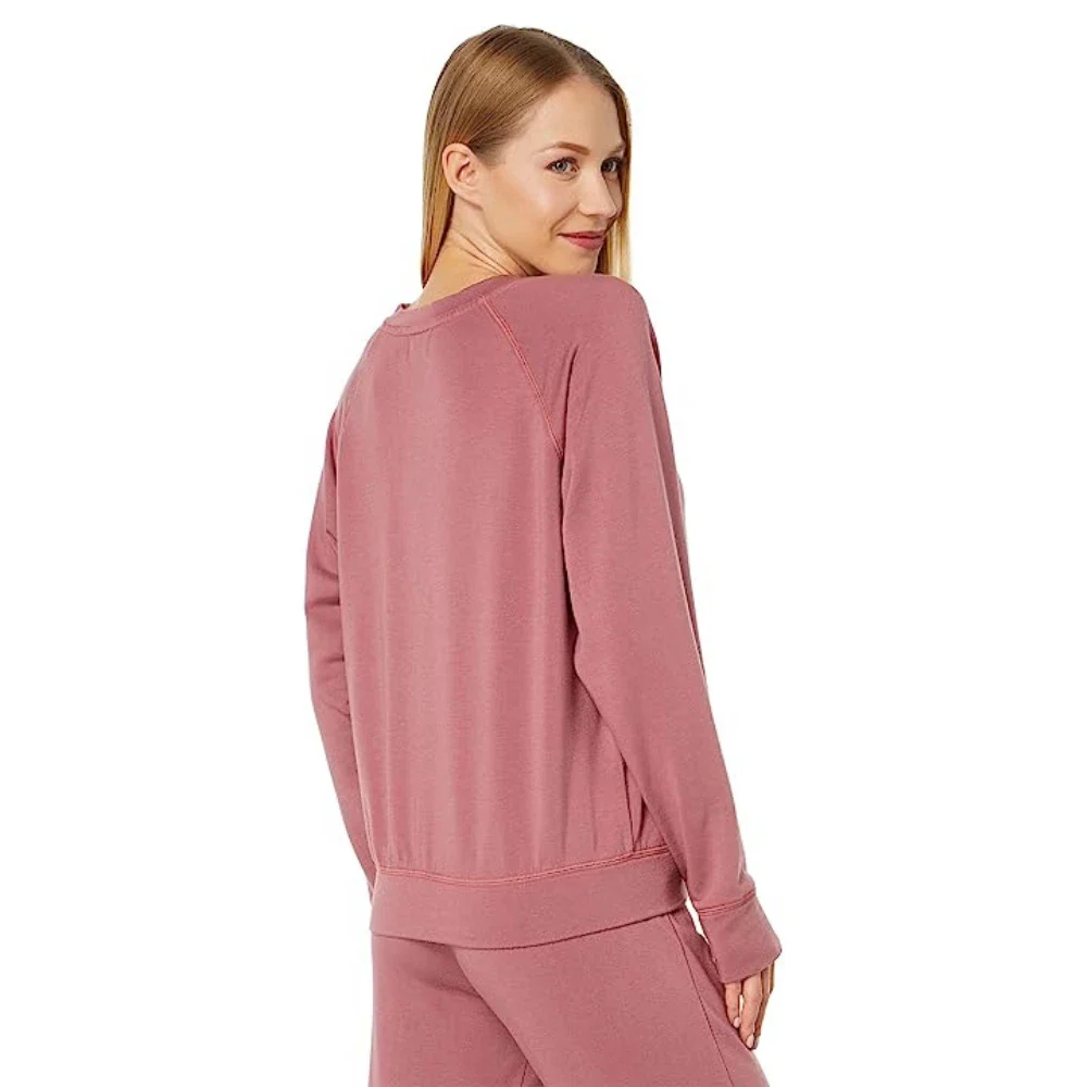 Sundry Sweatshirt Women's Honeysuckle Raglan Sleeve Crew Neck FROG193 - Image 4