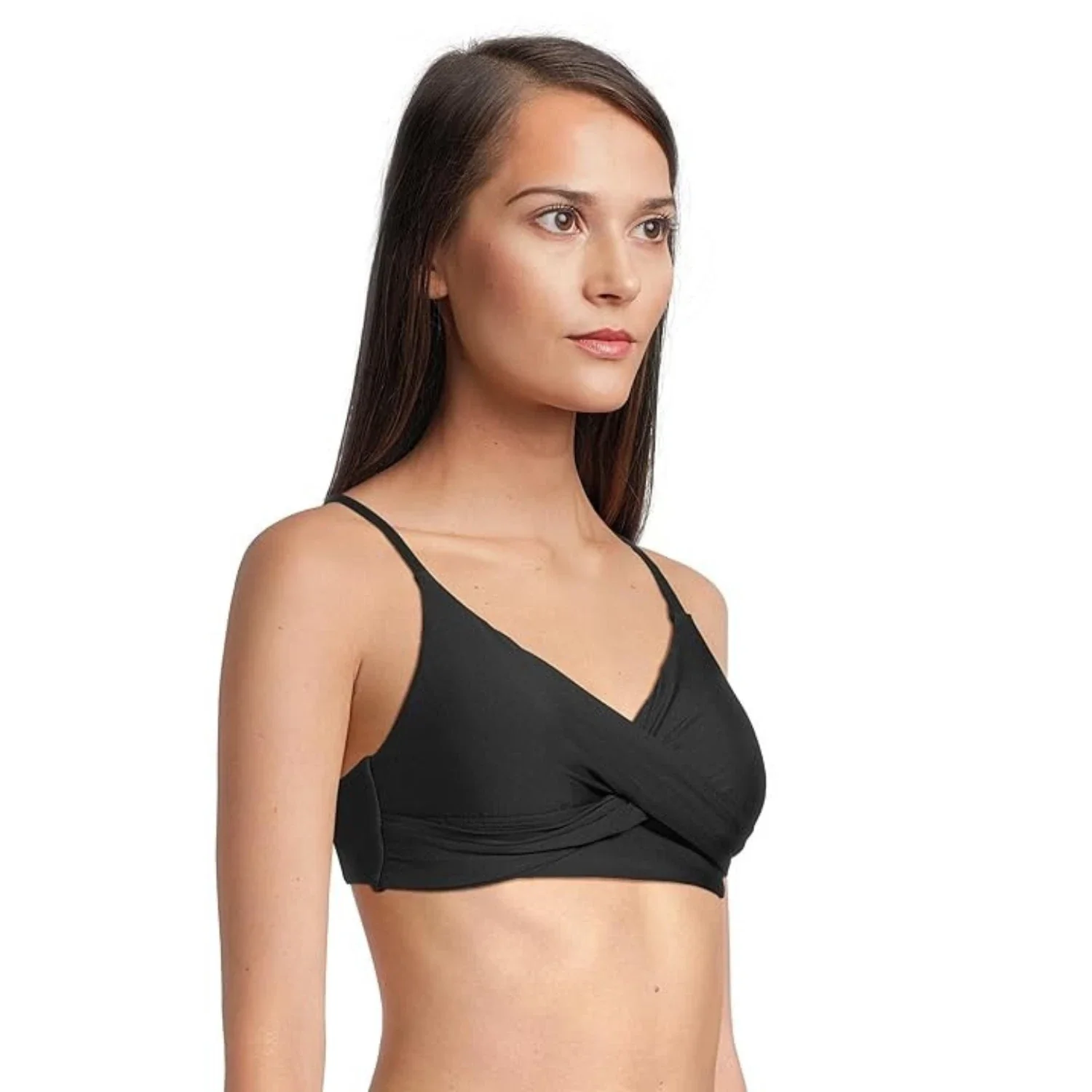 Sunsets Lyla Bralette Top Women's Black Stretch Tie Back Swimwear DDR2230 - Image 3