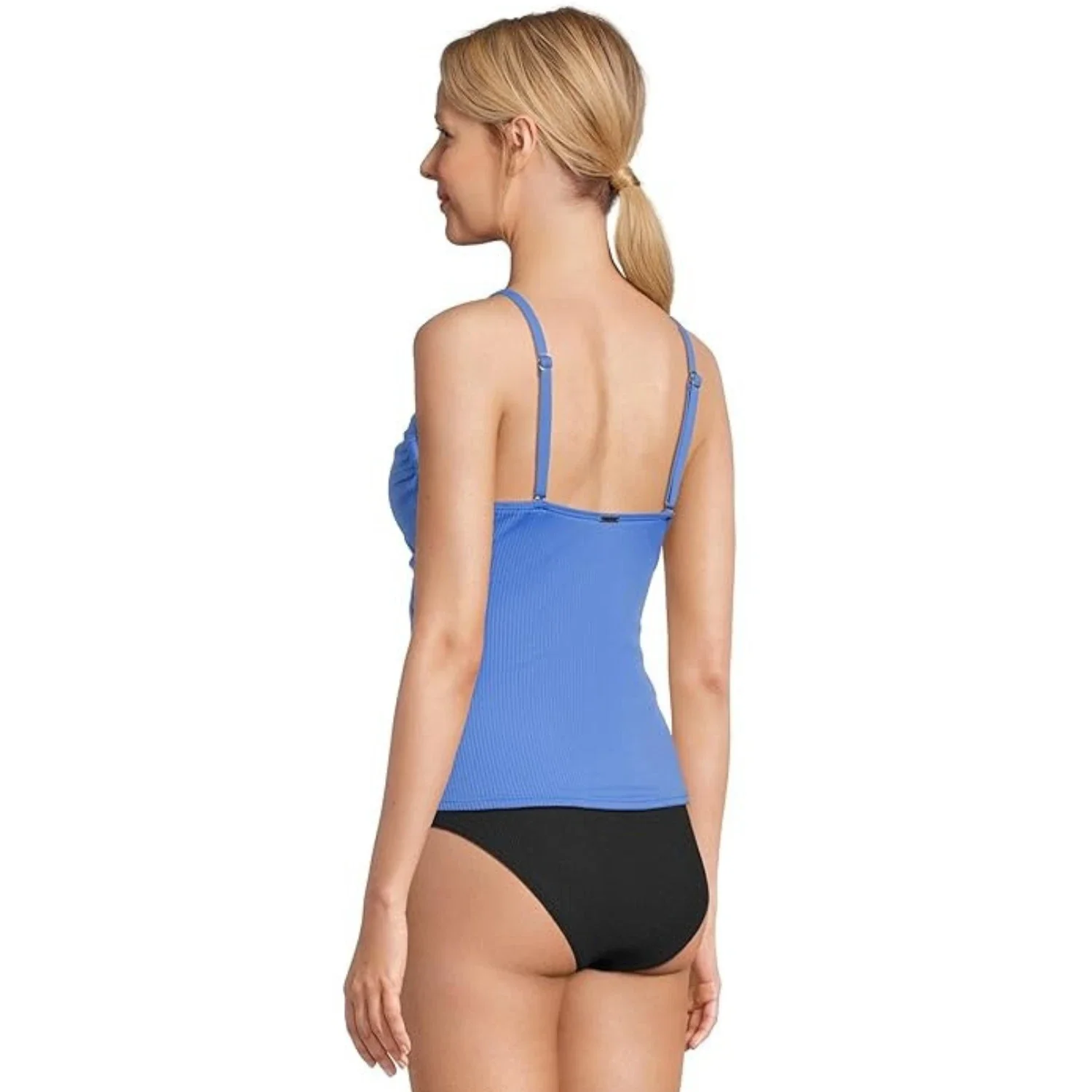 Sunsets Simone Tankini Womens Harbor Blue Crossback Stretch Swimwear GBO2372 - Image 3