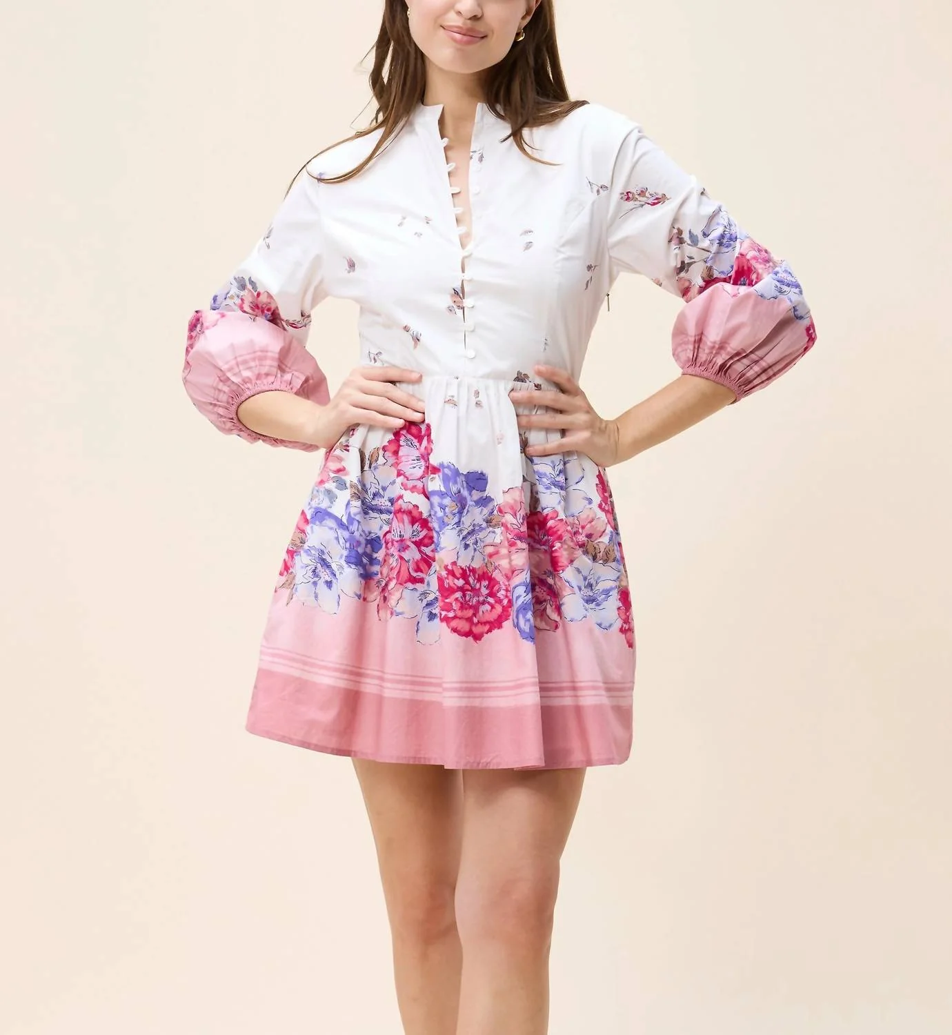 Suvi Mini Dress In Camellia