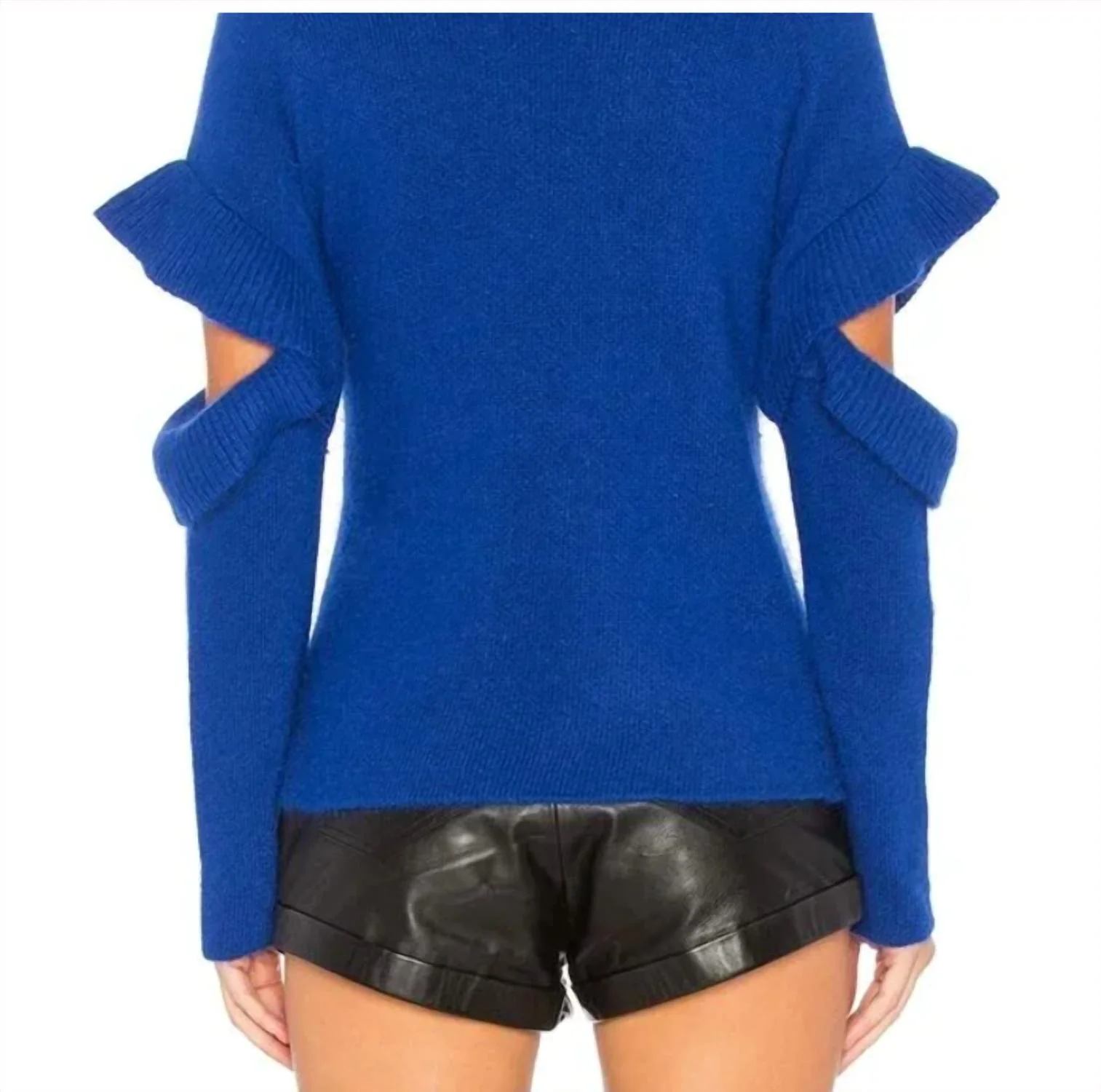 Sweater In Cobalt Blue - Image 2