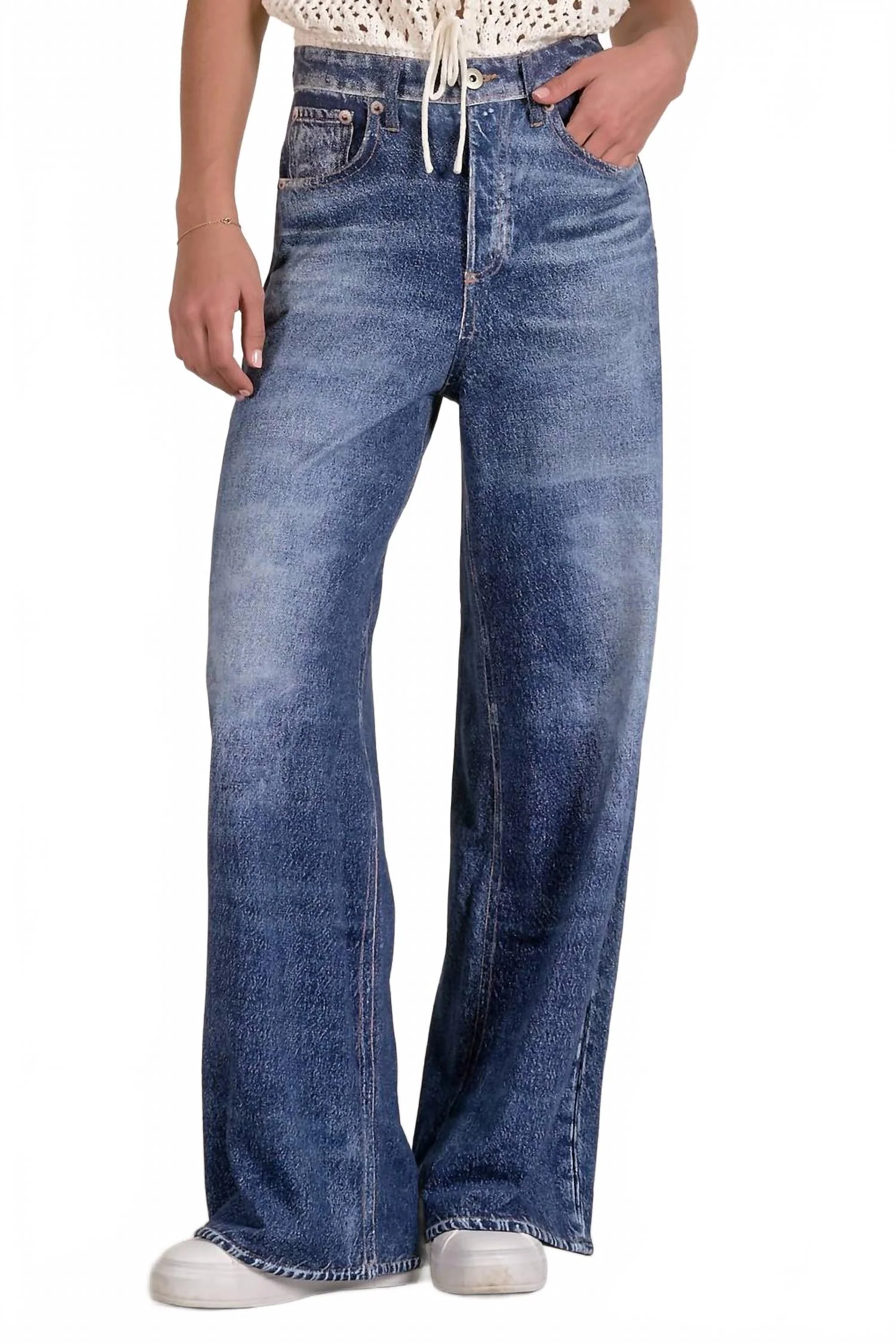 Sweatpant Jeans In Denim