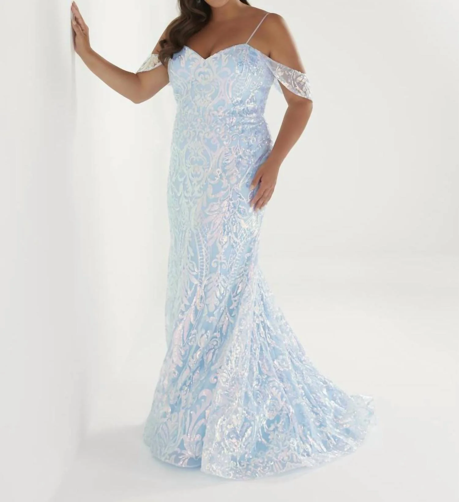 Sweetheart Prom Dress In Sky