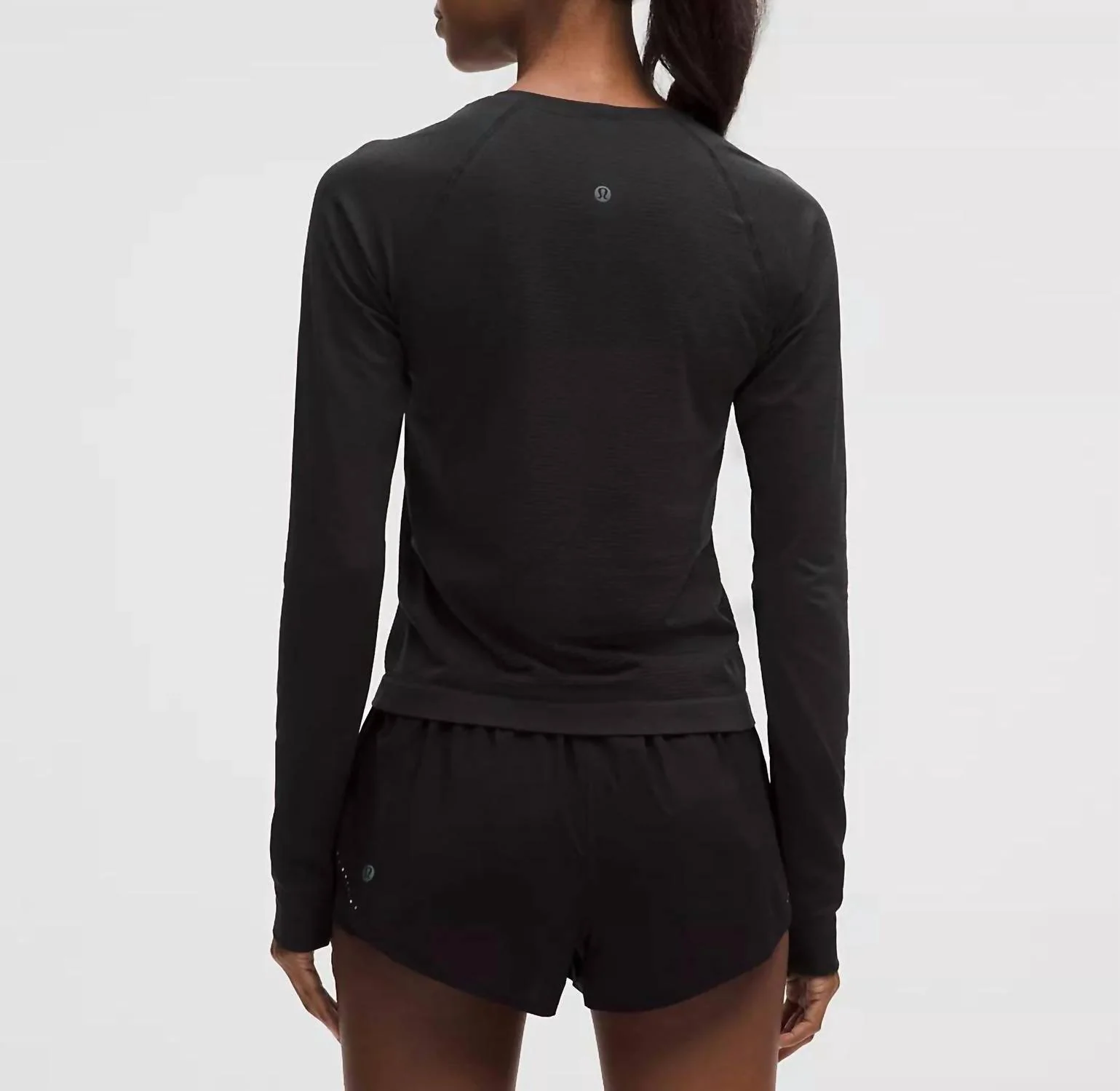 Swiftly Tech Long Sleeve 2.0 Race Length Top In Black - Image 2