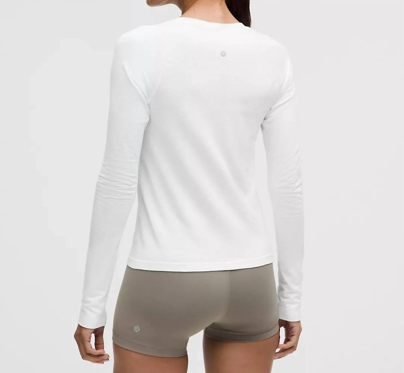 Swiftly Tech Long Sleeve 2.0 Race Length Top In White/white - Image 2