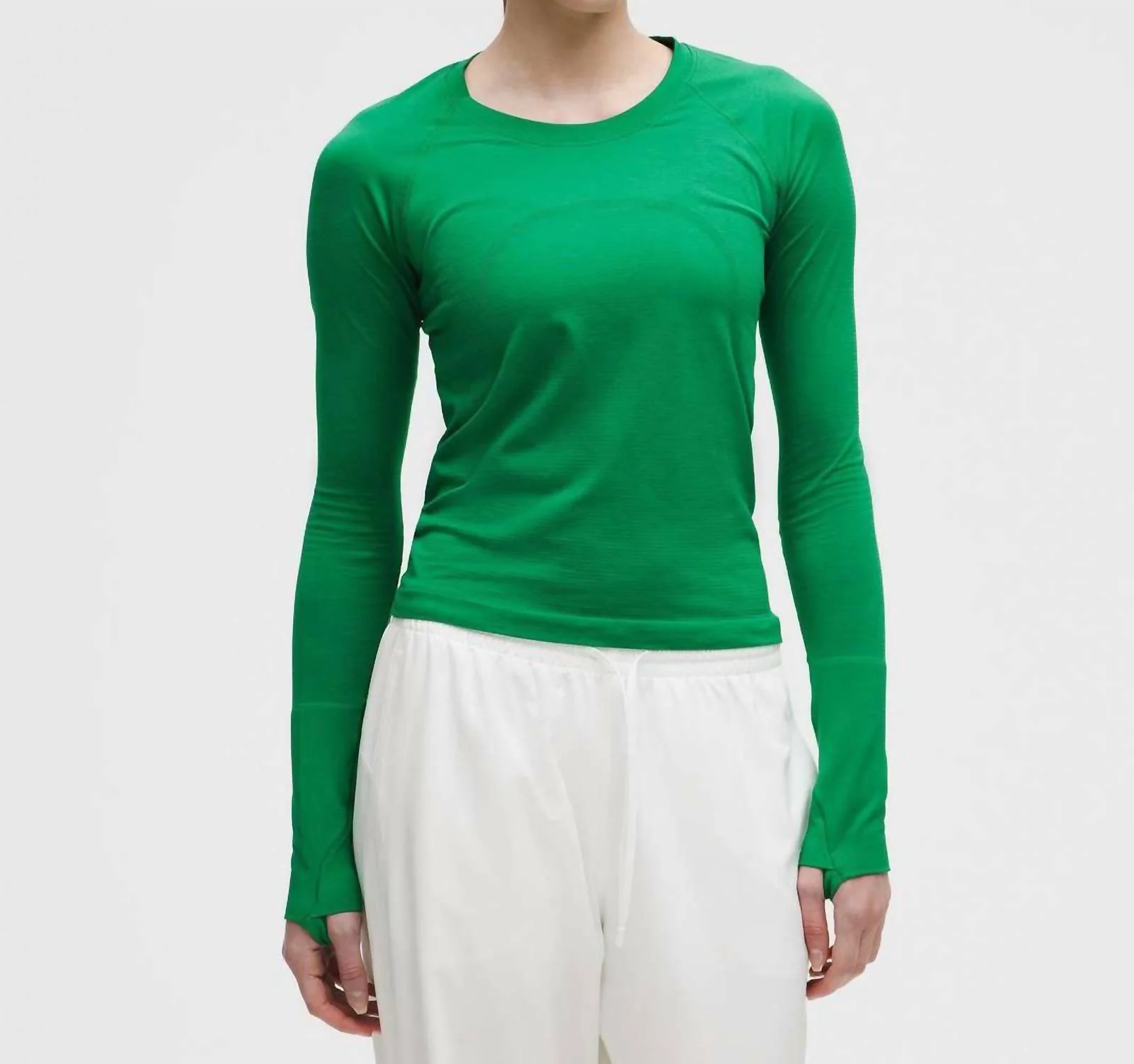 Swiftly Tech Long Sleeve 2.0 Top In Raceway Green