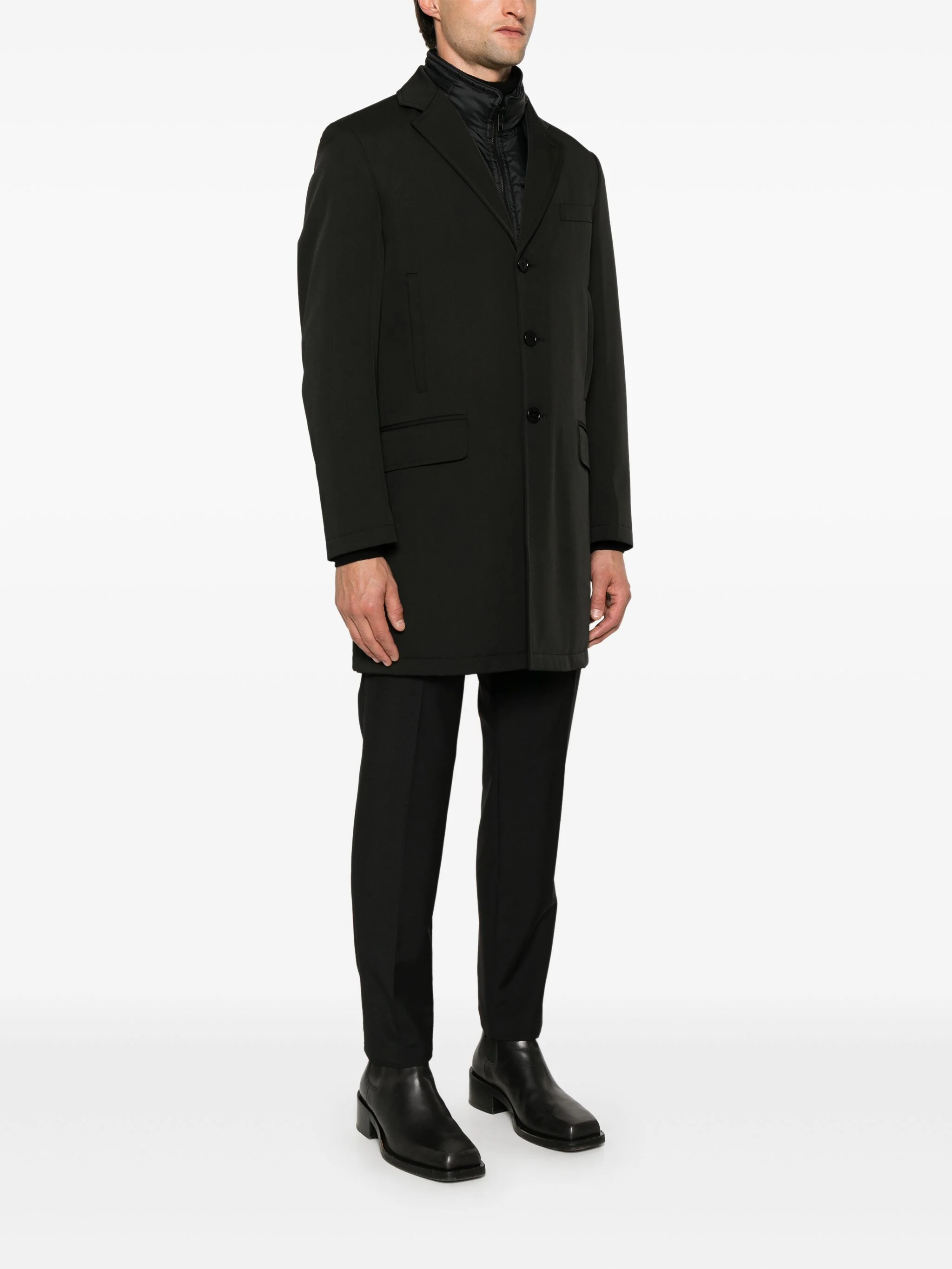 Tailored Double Coat Removable Padded Gilet - Image 3