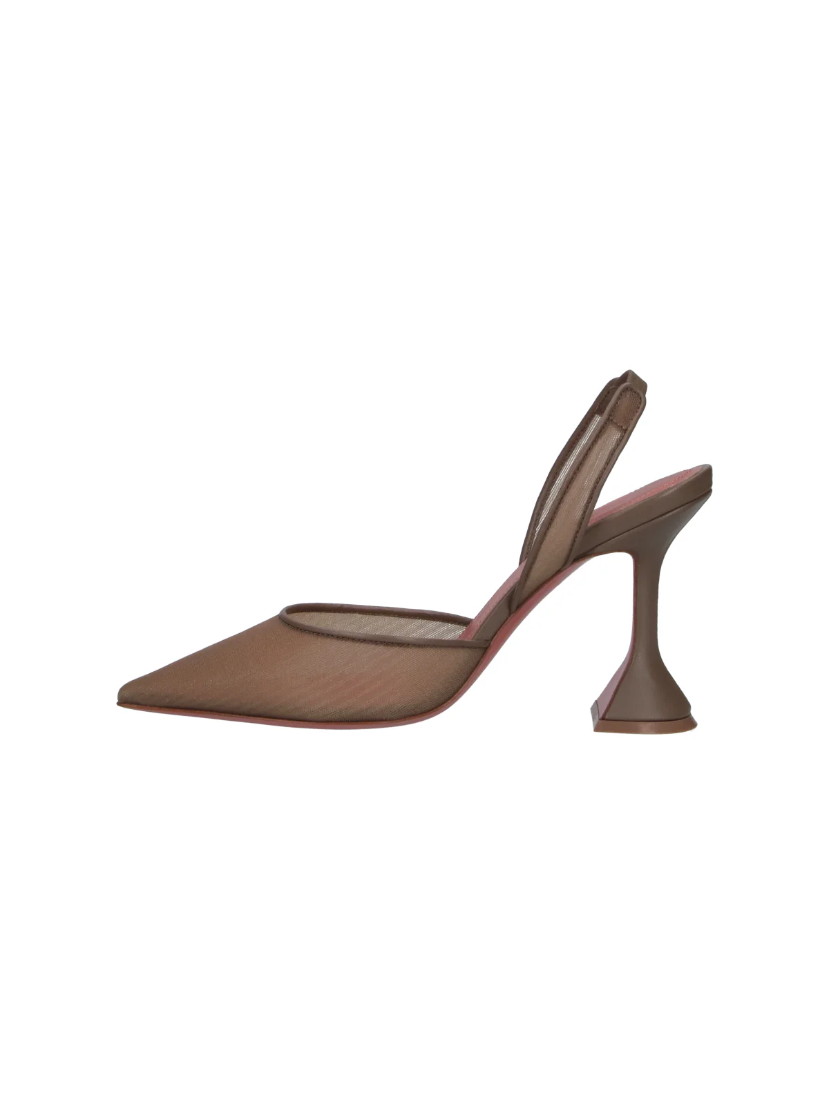 Taupe Holli Pointed-Toe Slingback Pumps - Image 3