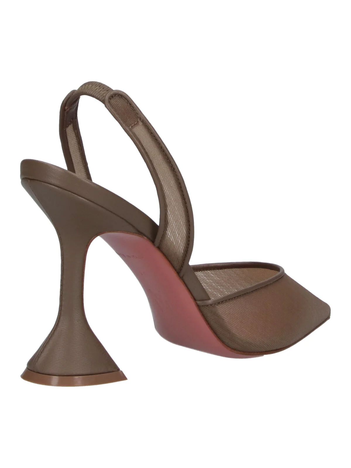 Taupe Holli Pointed-Toe Slingback Pumps - Image 4