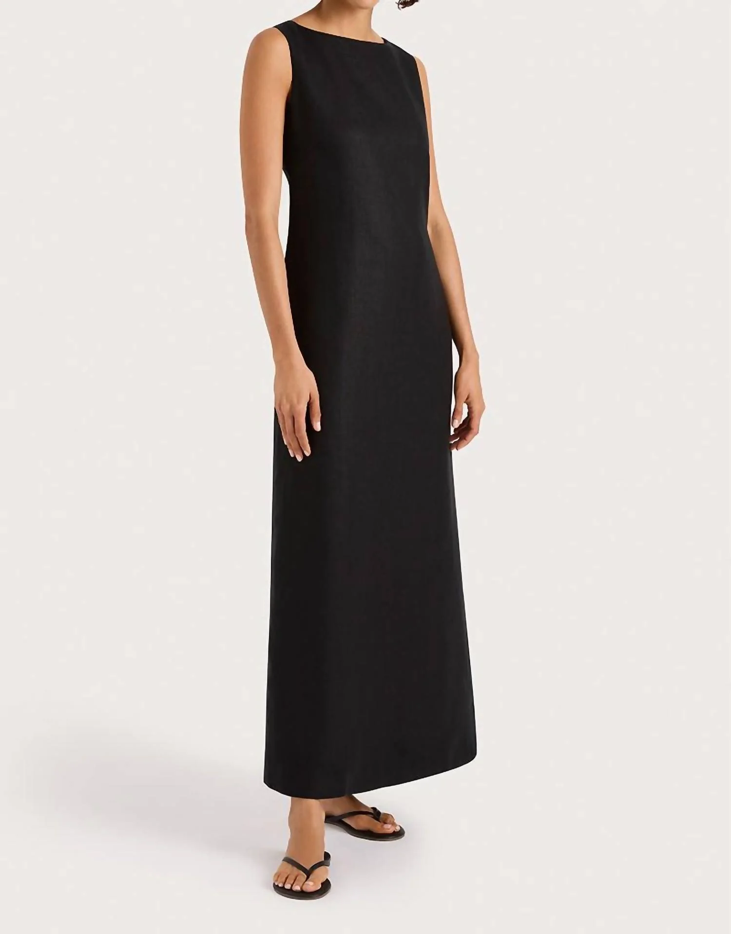 Taylor Midi Dress In Black - Image 2