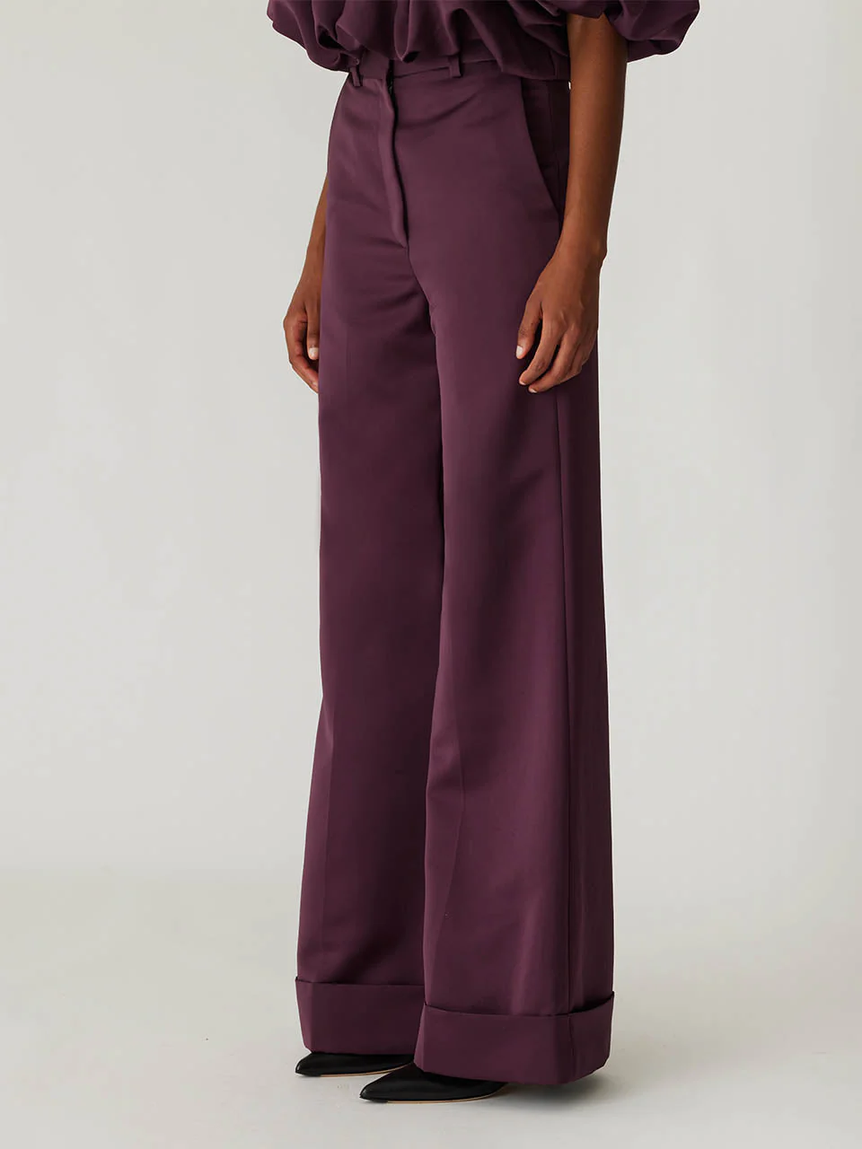 Techy Sateen Wide Leg Pant - Image 2