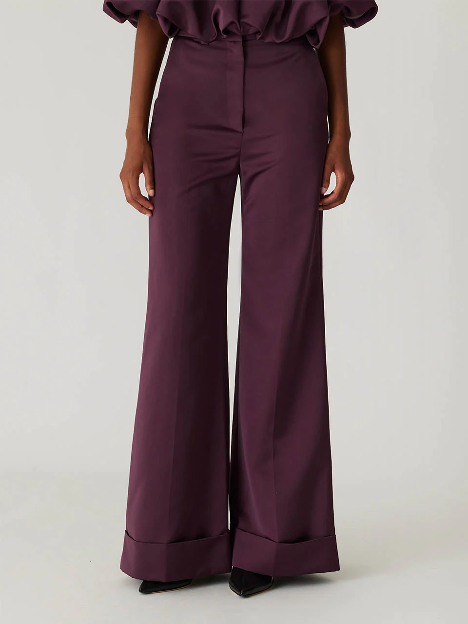 Techy Sateen Wide Leg Pant - Image 3