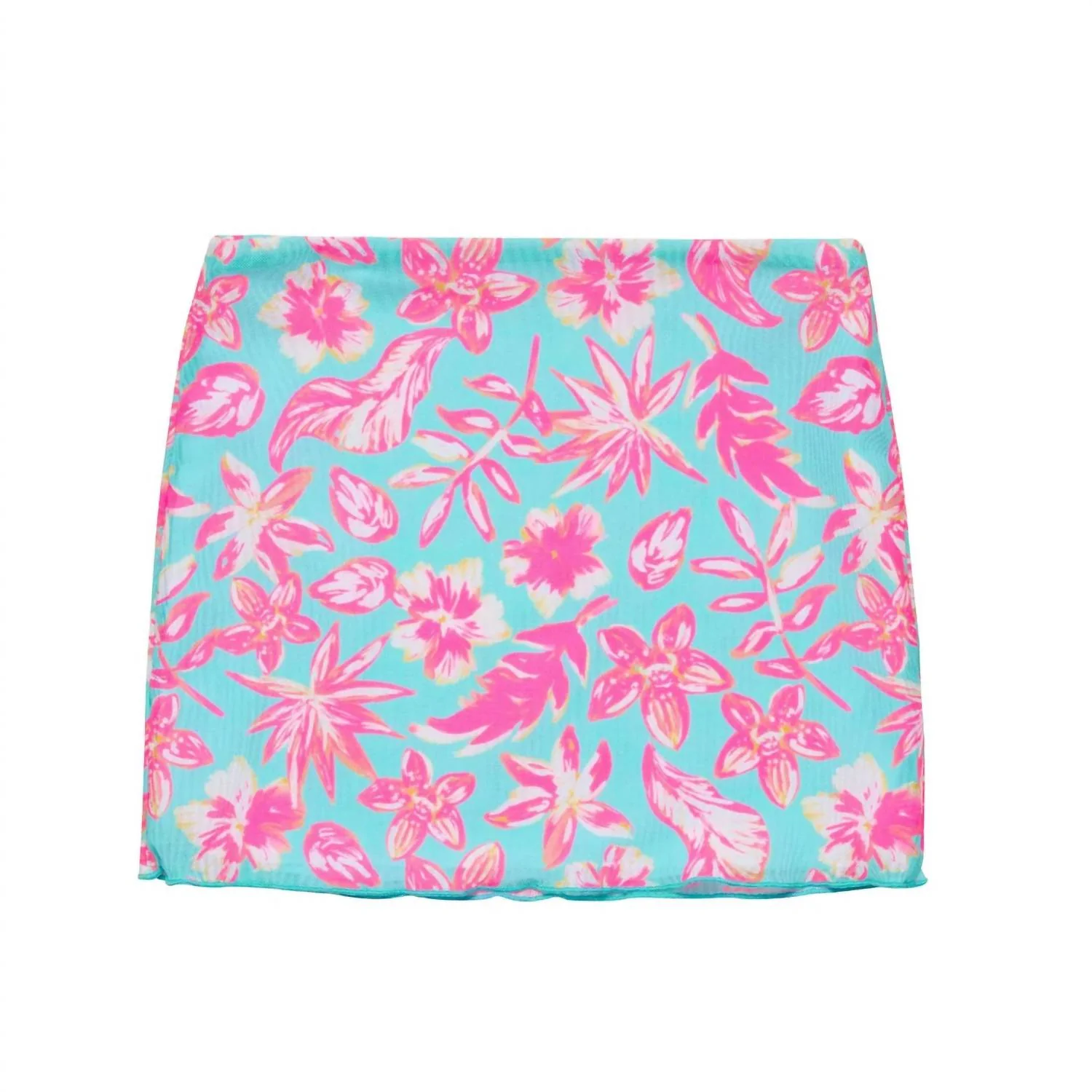 Teen Tropical Glow Mini Skirt In Pink - Image 2