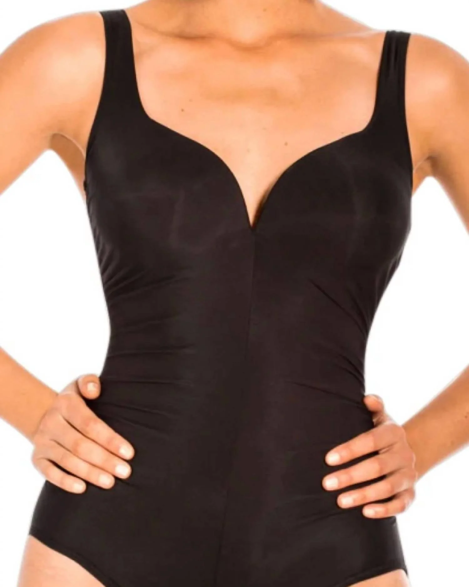 Temptress One Piece Swimsuit In Black - Image 2